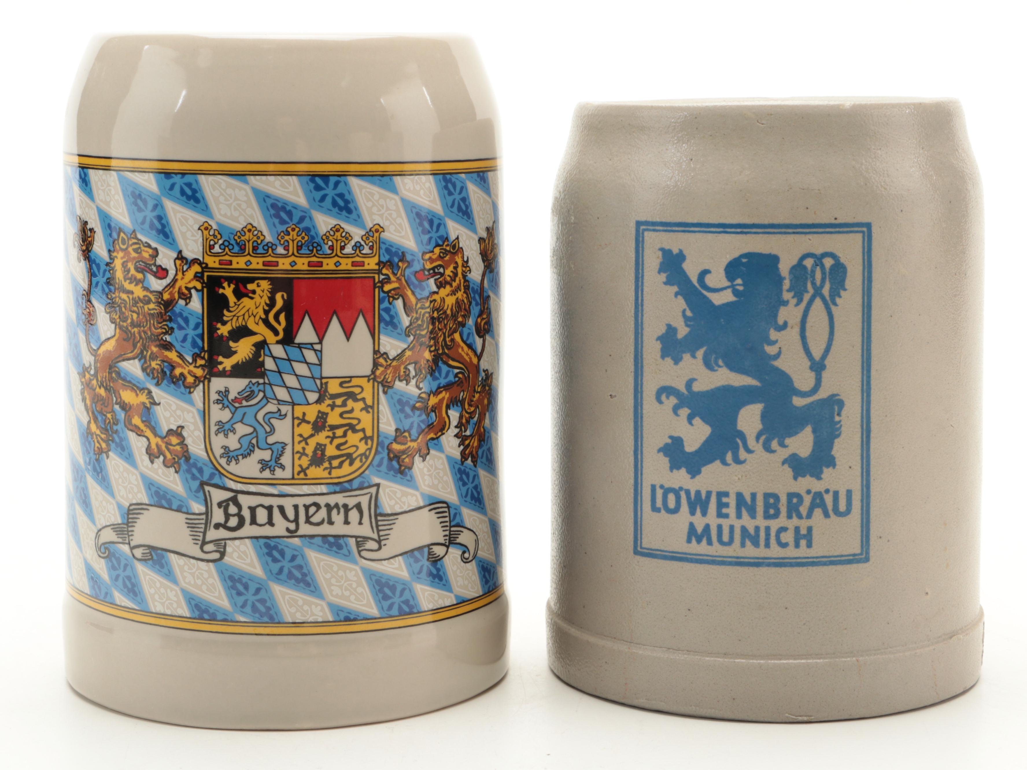 Denver Oktoberfest and Other German Stoneware Tankards
