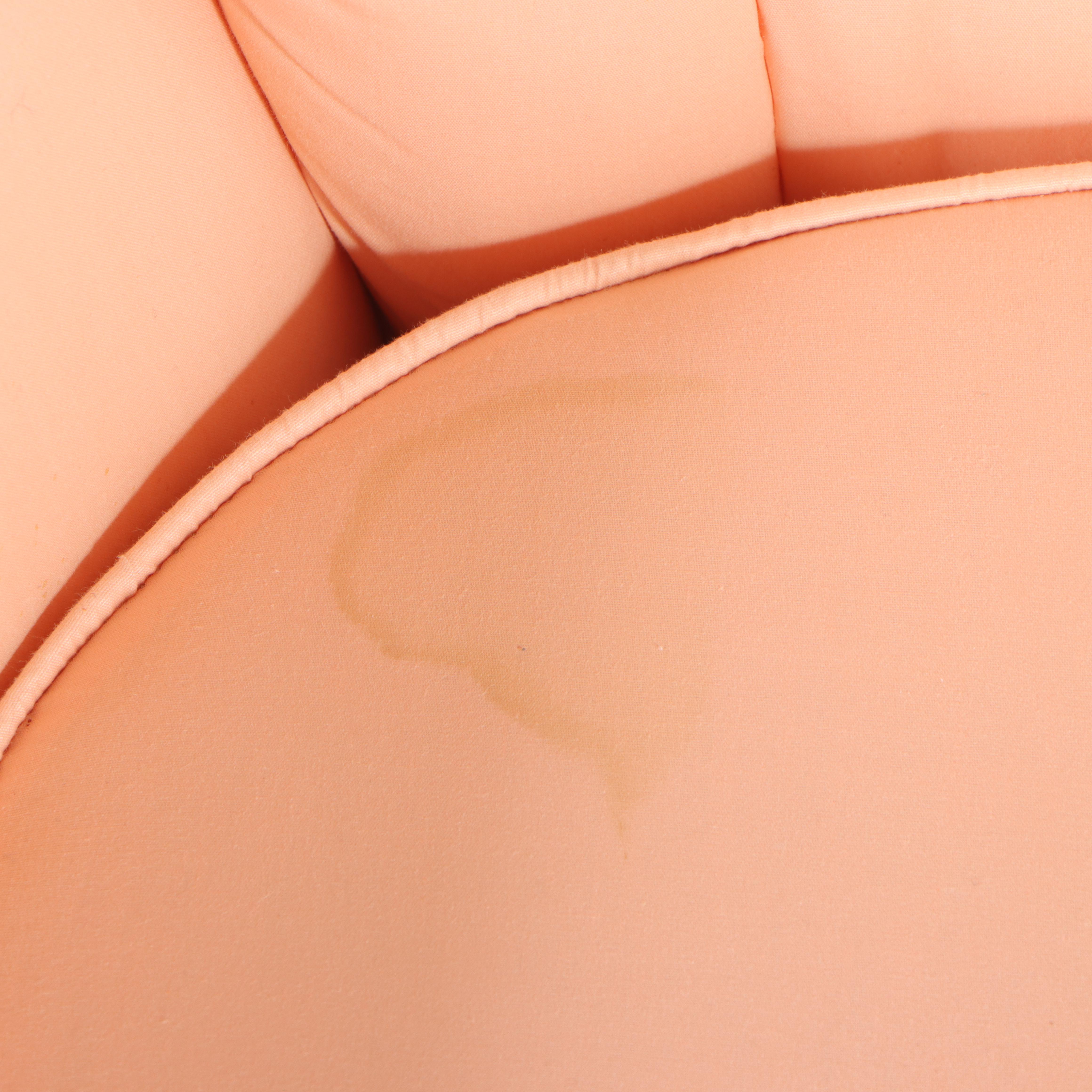 Madden Custom-Upholstered and Buttoned-Down Swivel-Rocker, Late 20th Century