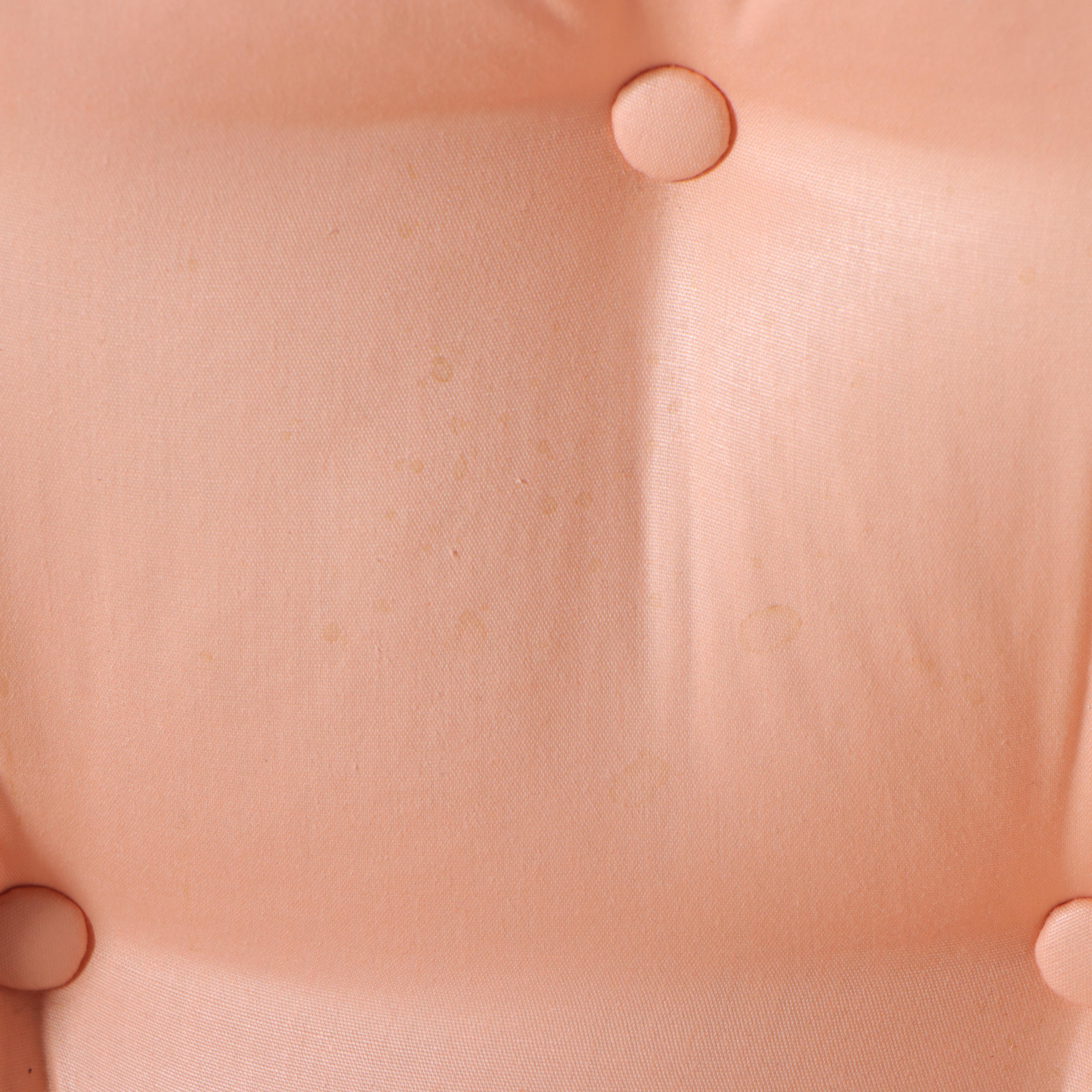 Madden Custom-Upholstered and Buttoned-Down Swivel-Rocker, Late 20th Century