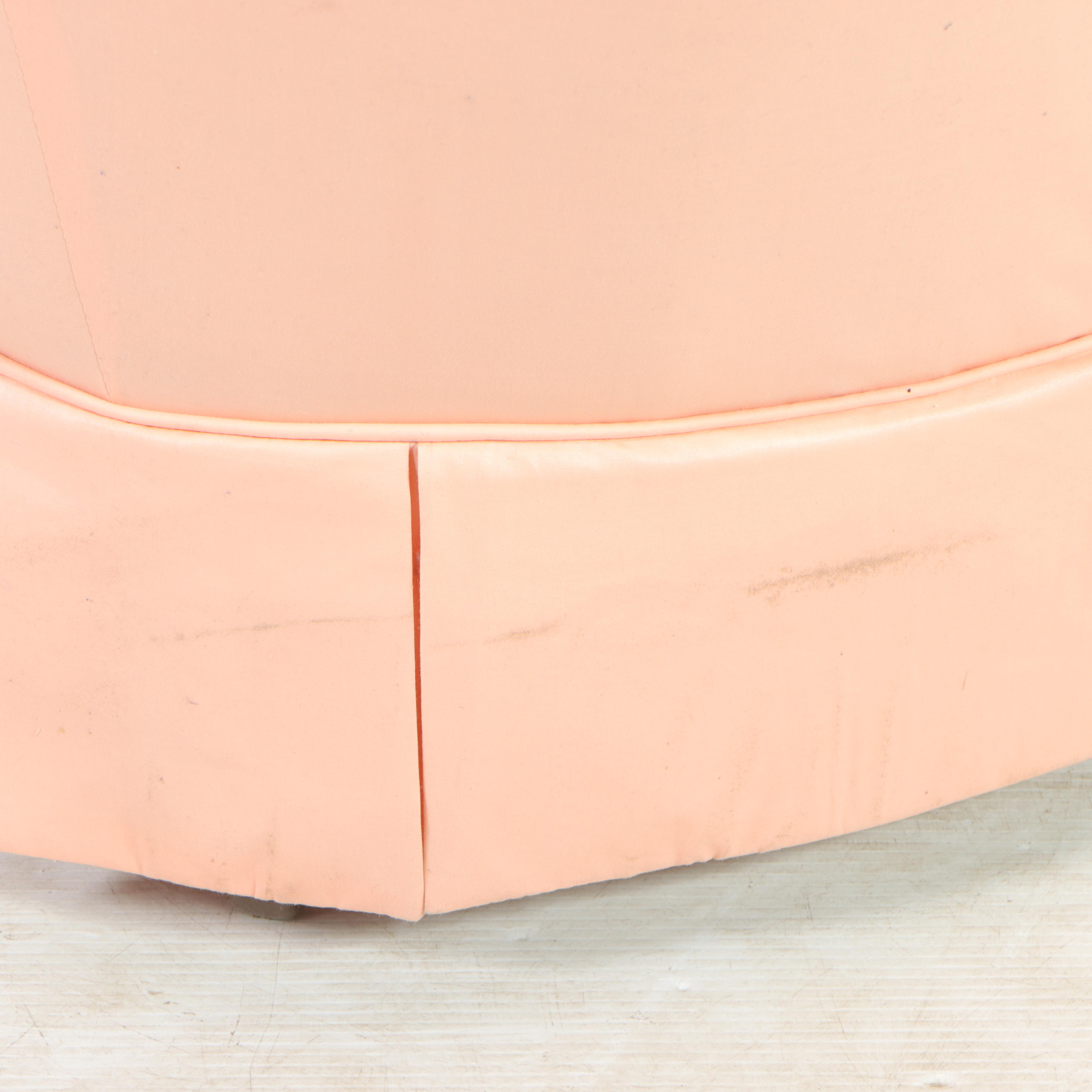 Madden Custom-Upholstered and Buttoned-Down Swivel-Rocker, Late 20th Century