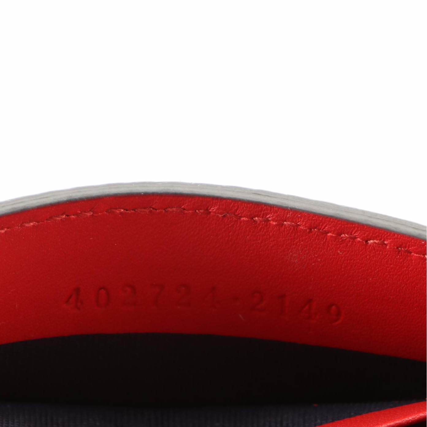 Gucci Flap Wallet-on-Chain in GG Supreme Blooms Canvas and Red Leather