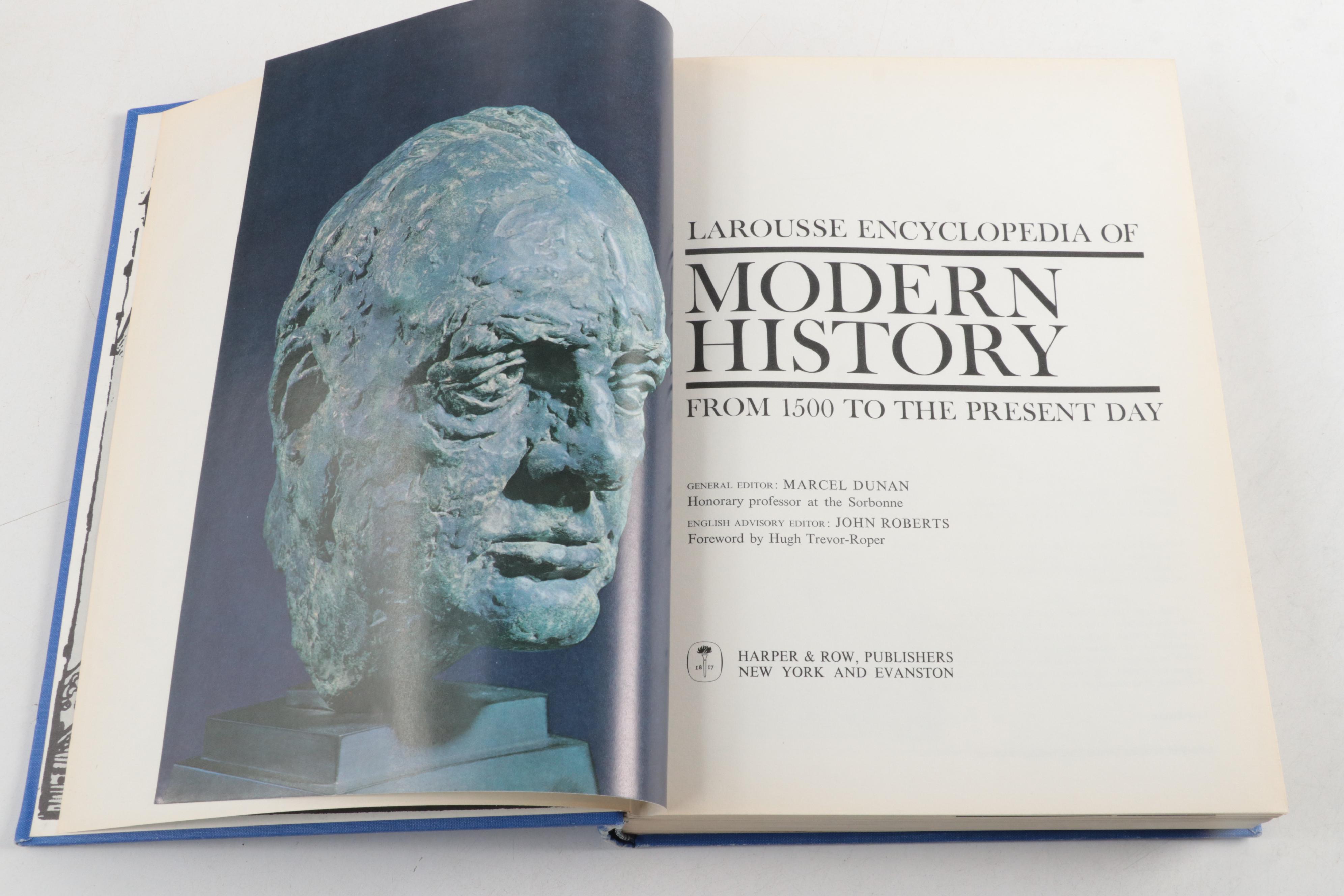 First Edition "Larousse Encyclopedia of Modern History" and More Nonfiction