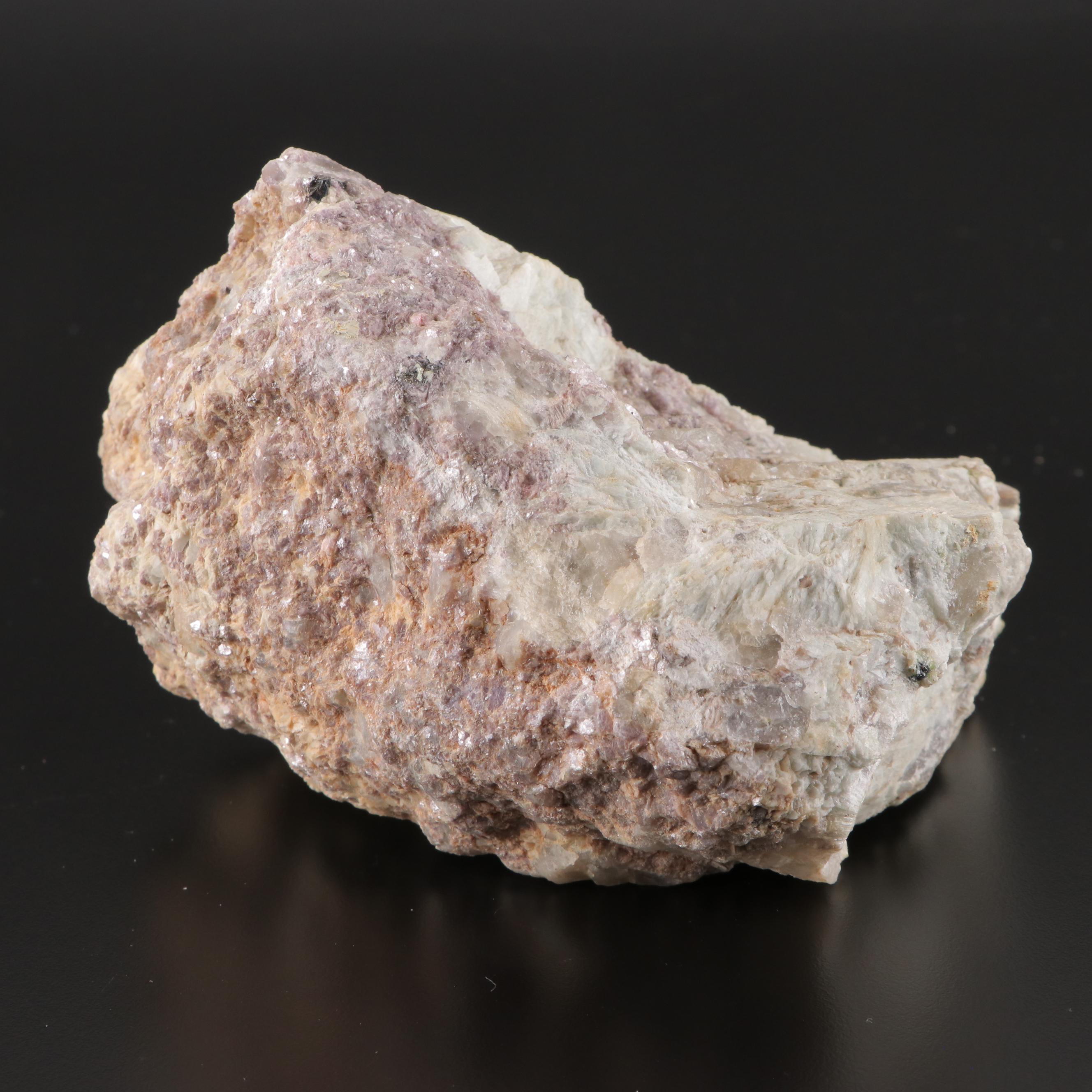 Pink Tourmaline in Matrix and Lepidolite Mineral Specimens