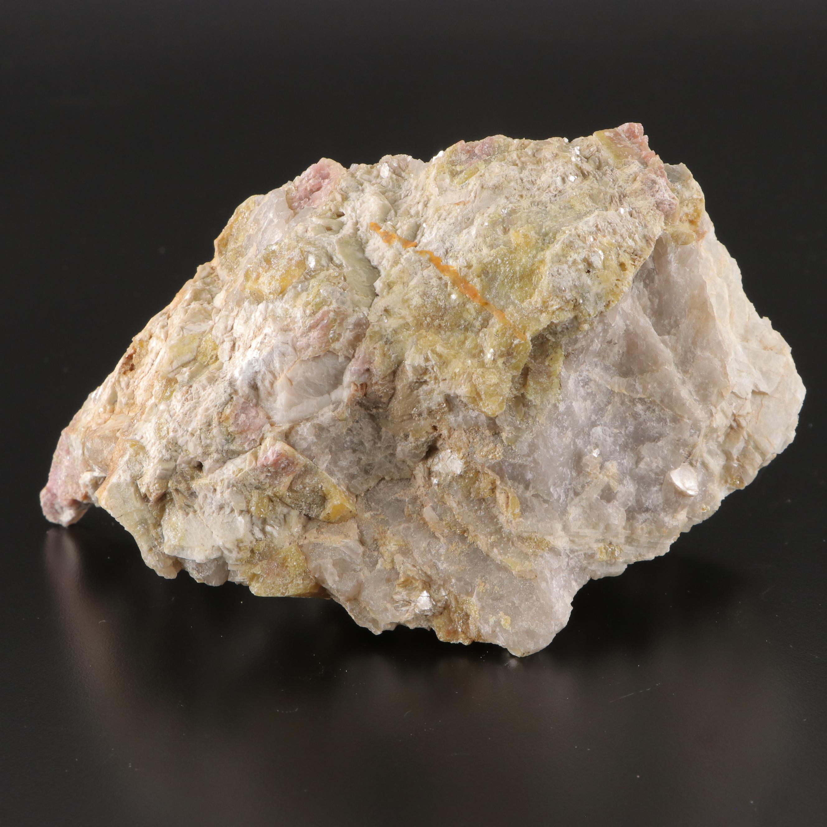 Pink Tourmaline in Matrix and Lepidolite Mineral Specimens