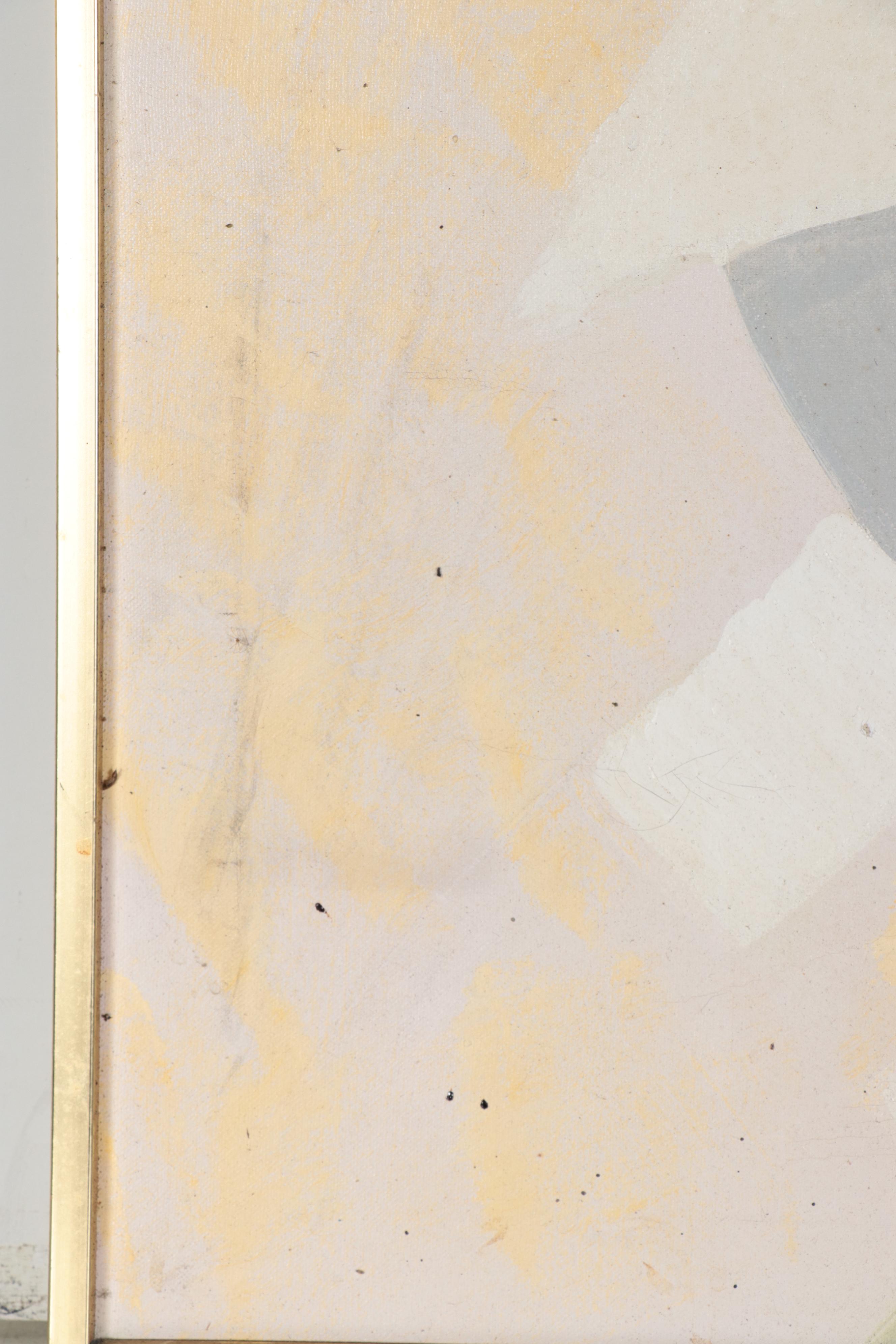 Vanguard Studios Large-Scale Beach Scene Acrylic Painting, Circa 1970