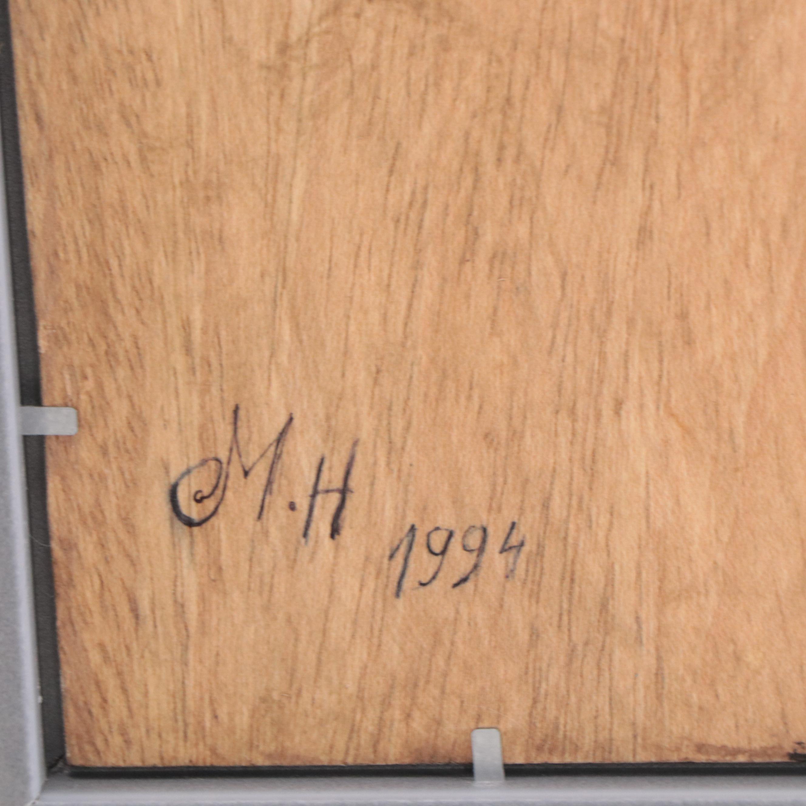 Oil Painting of Bison, 1994