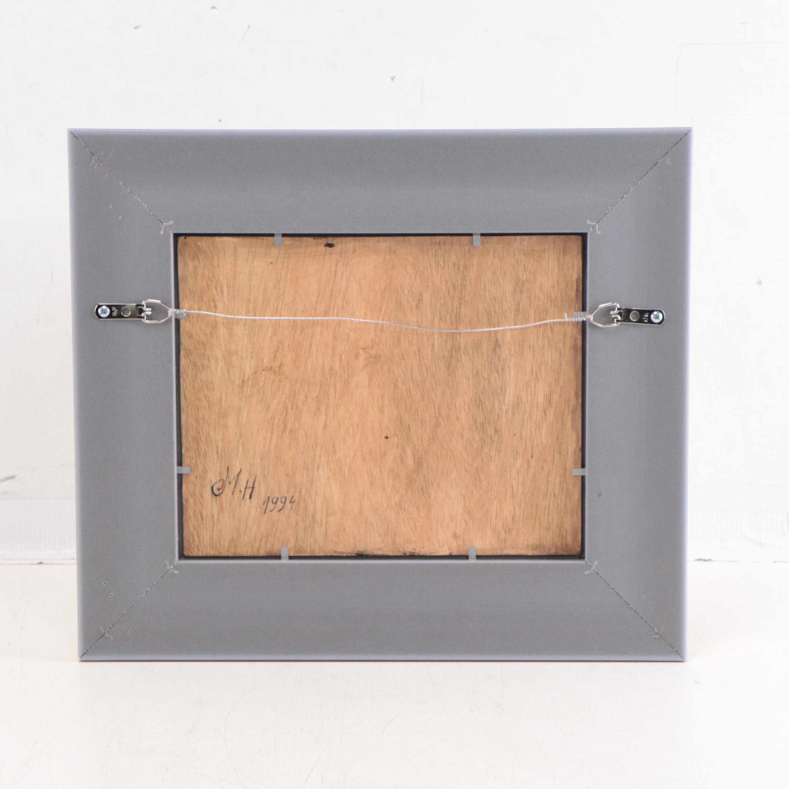 Oil Painting of Bison, 1994