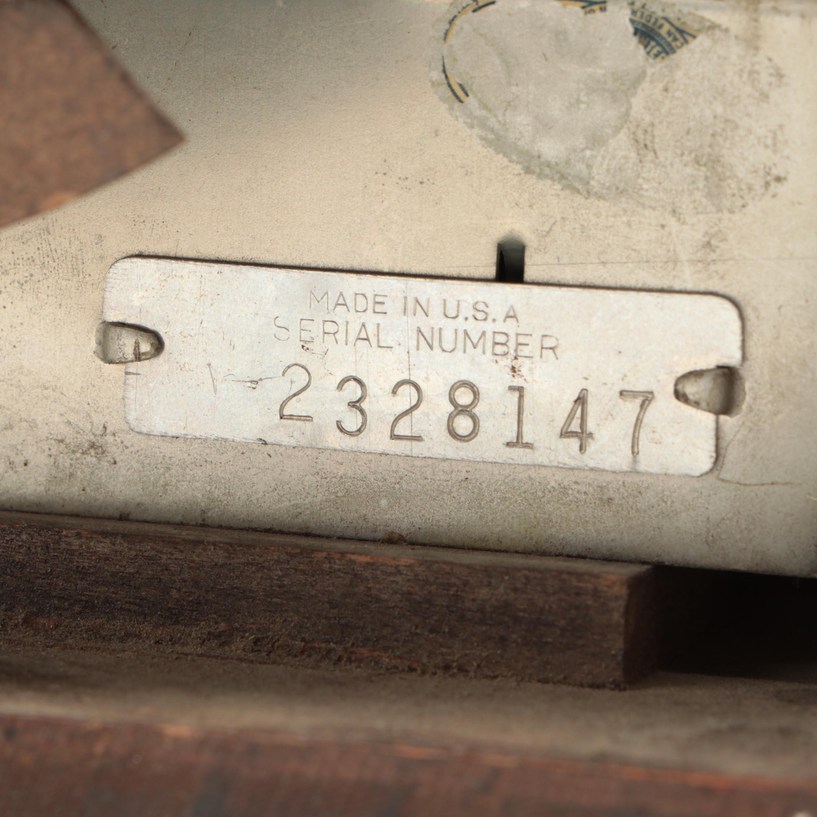 Crosley Art Deco Waterfall Style Short Wave Tabletop Radio, 1940s