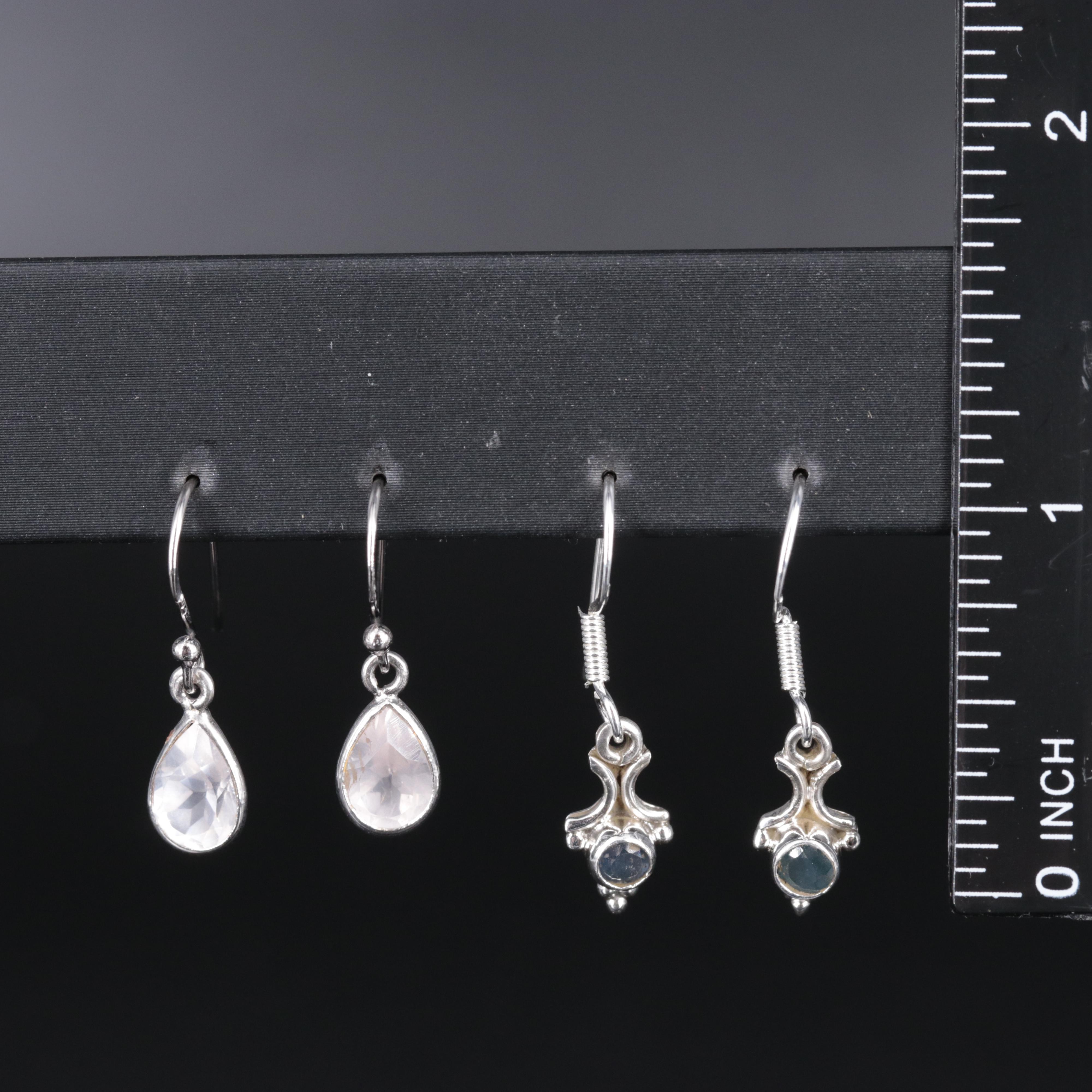 Sterling Silver Gemstone Earring Collection