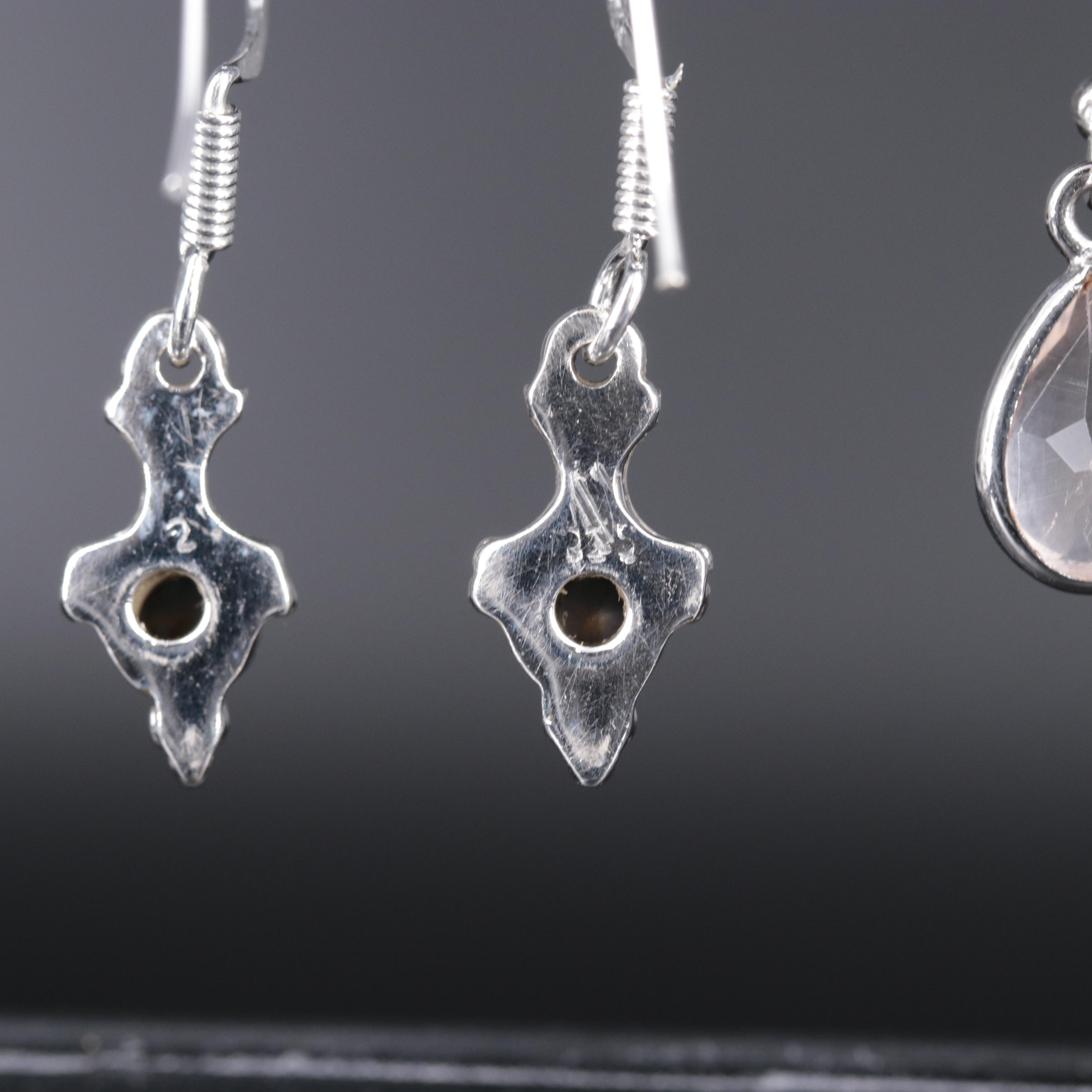 Sterling Silver Gemstone Earring Collection