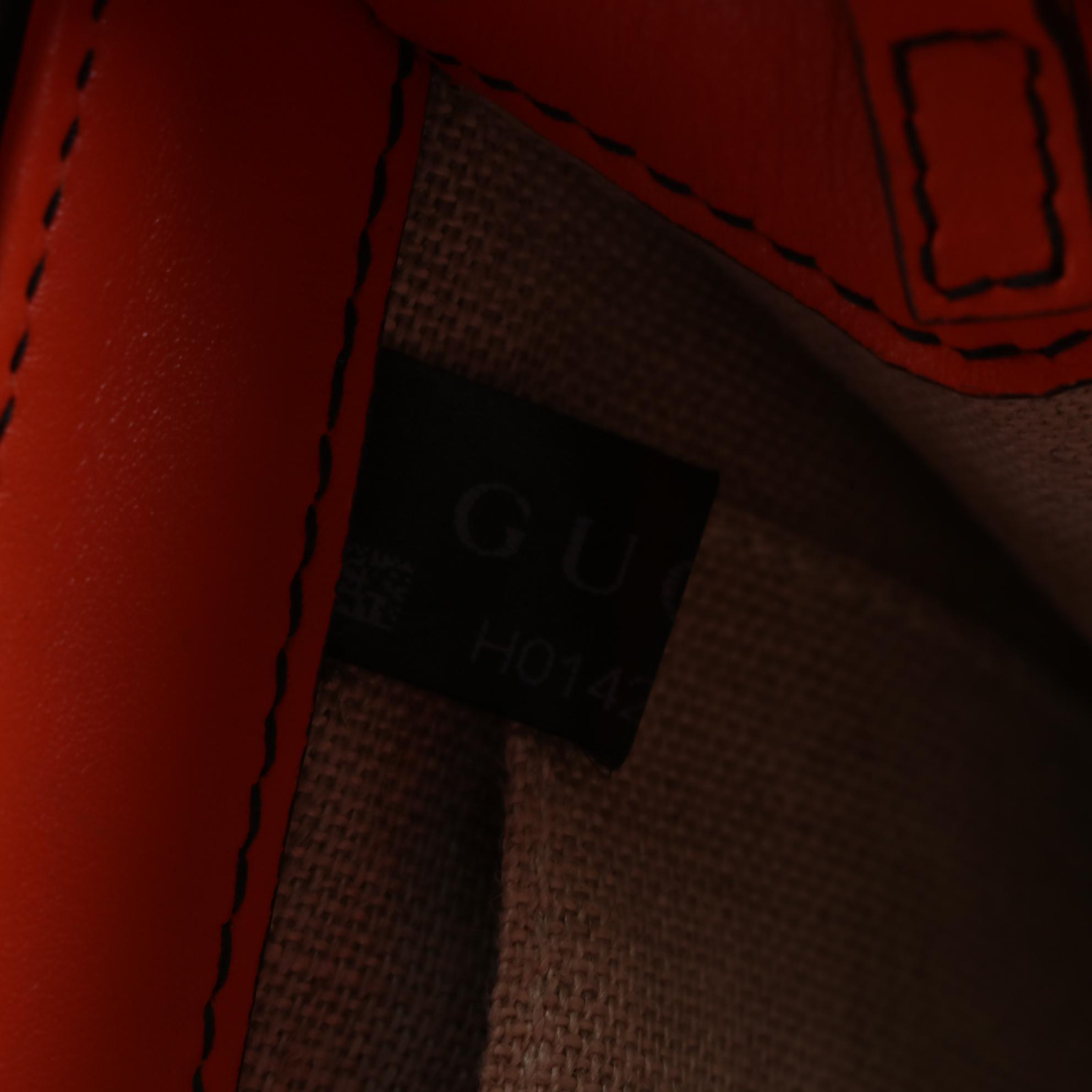 Gucci Emily Crossbody Front Flap Bag in Microguccissima Leather