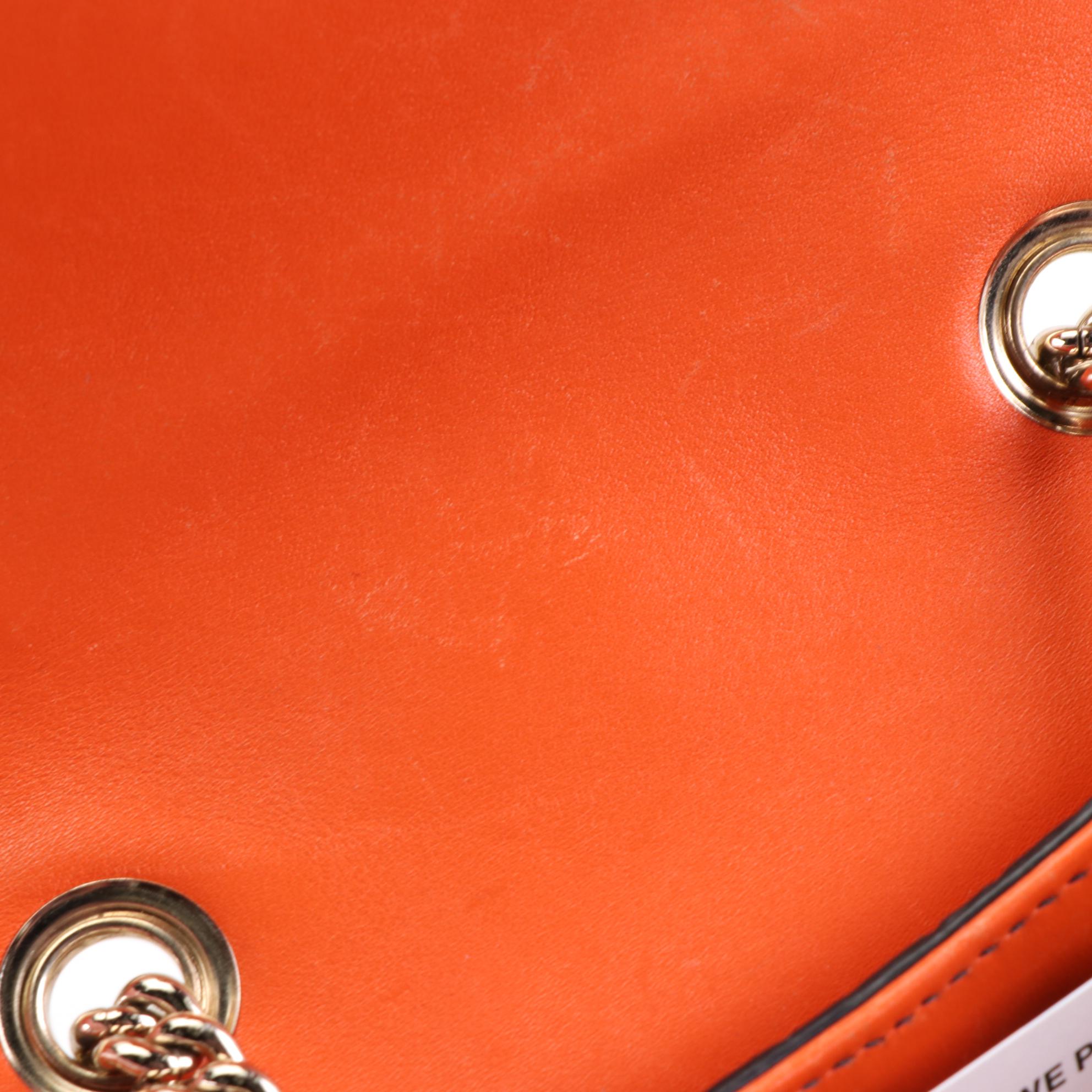 Gucci Emily Crossbody Front Flap Bag in Microguccissima Leather