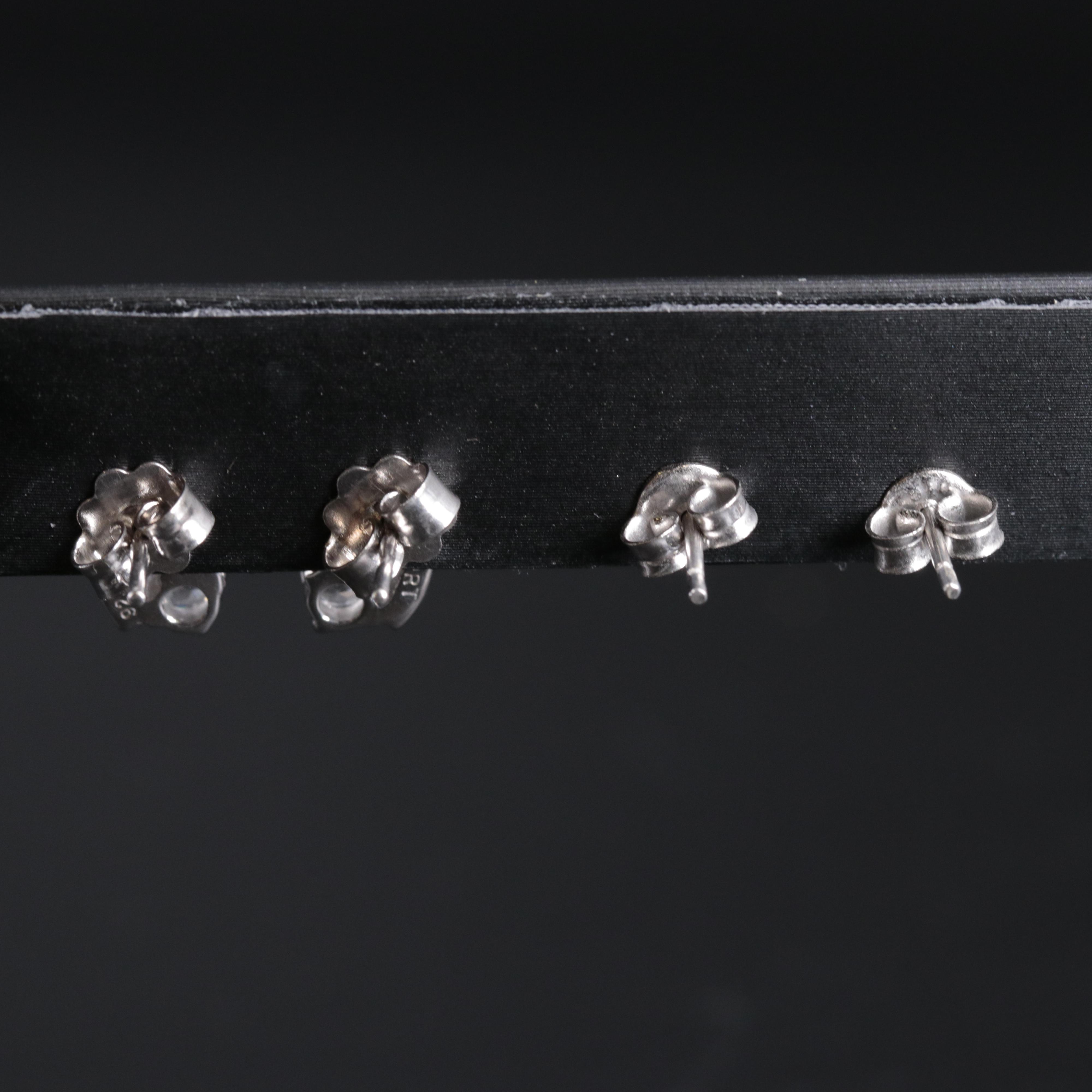 Sterling Silver Earring Collection Including Topaz