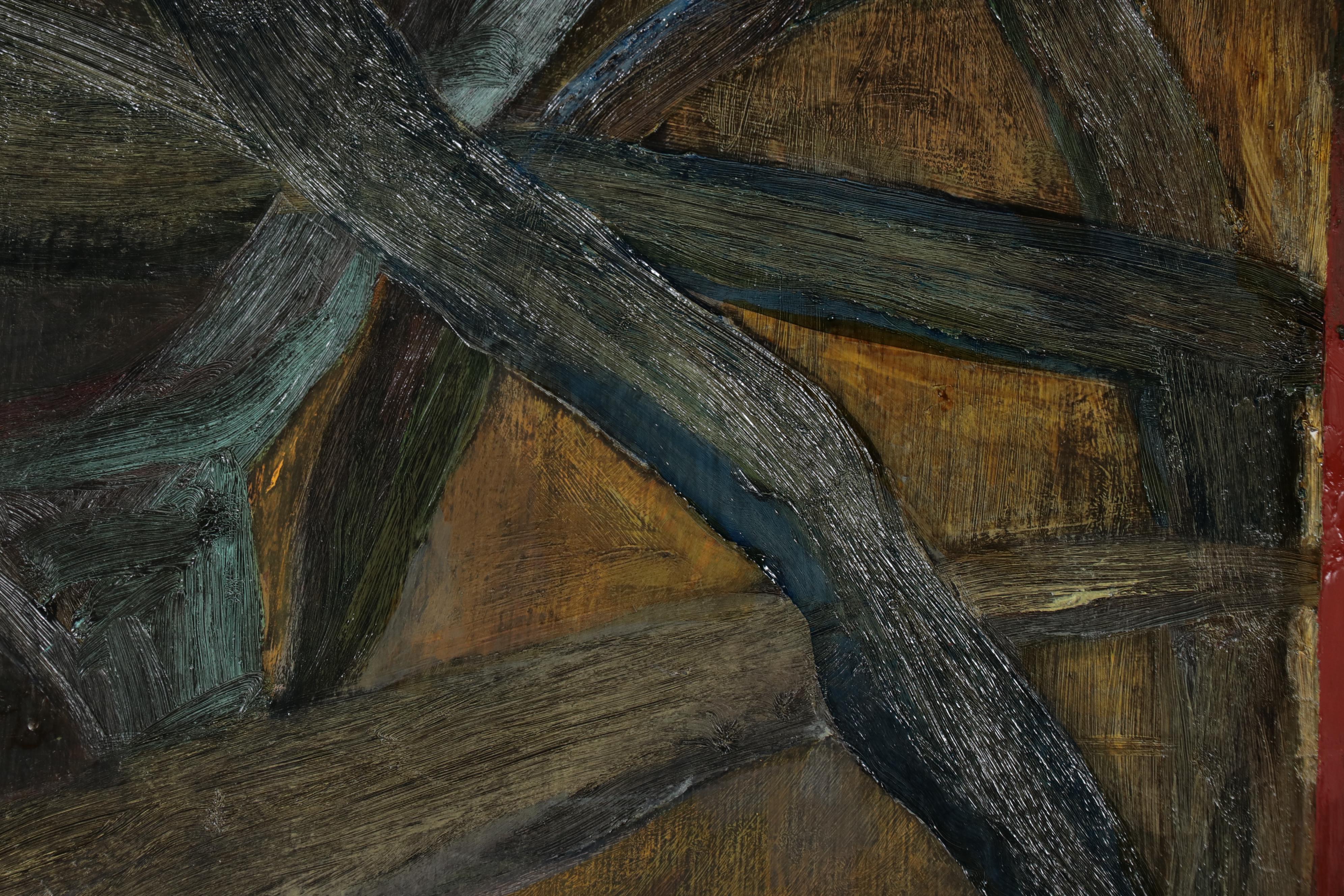 Graham Campbell Formidable Oil Painting "Maypole," 1986