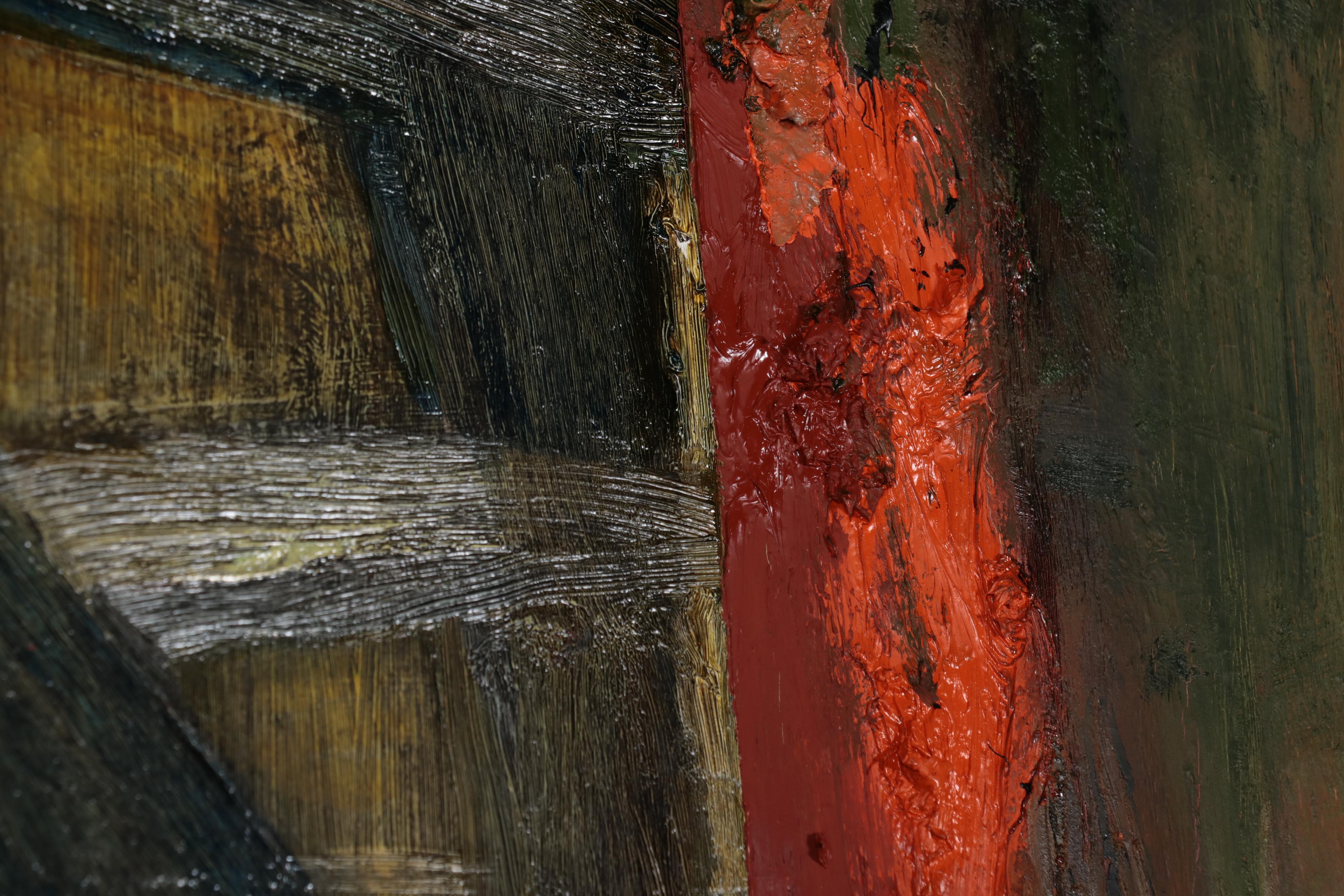 Graham Campbell Formidable Oil Painting "Maypole," 1986