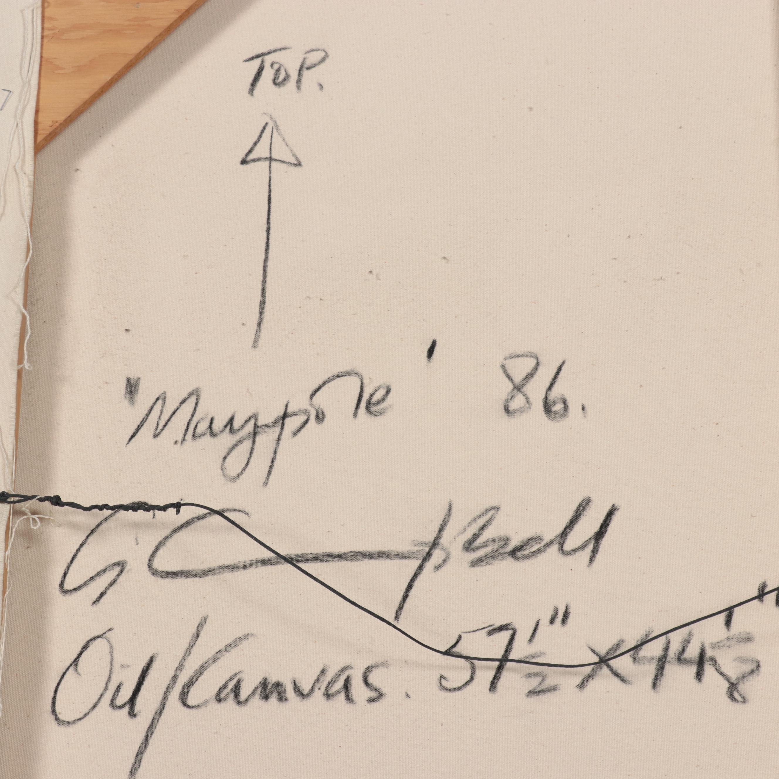 Graham Campbell Formidable Oil Painting "Maypole," 1986