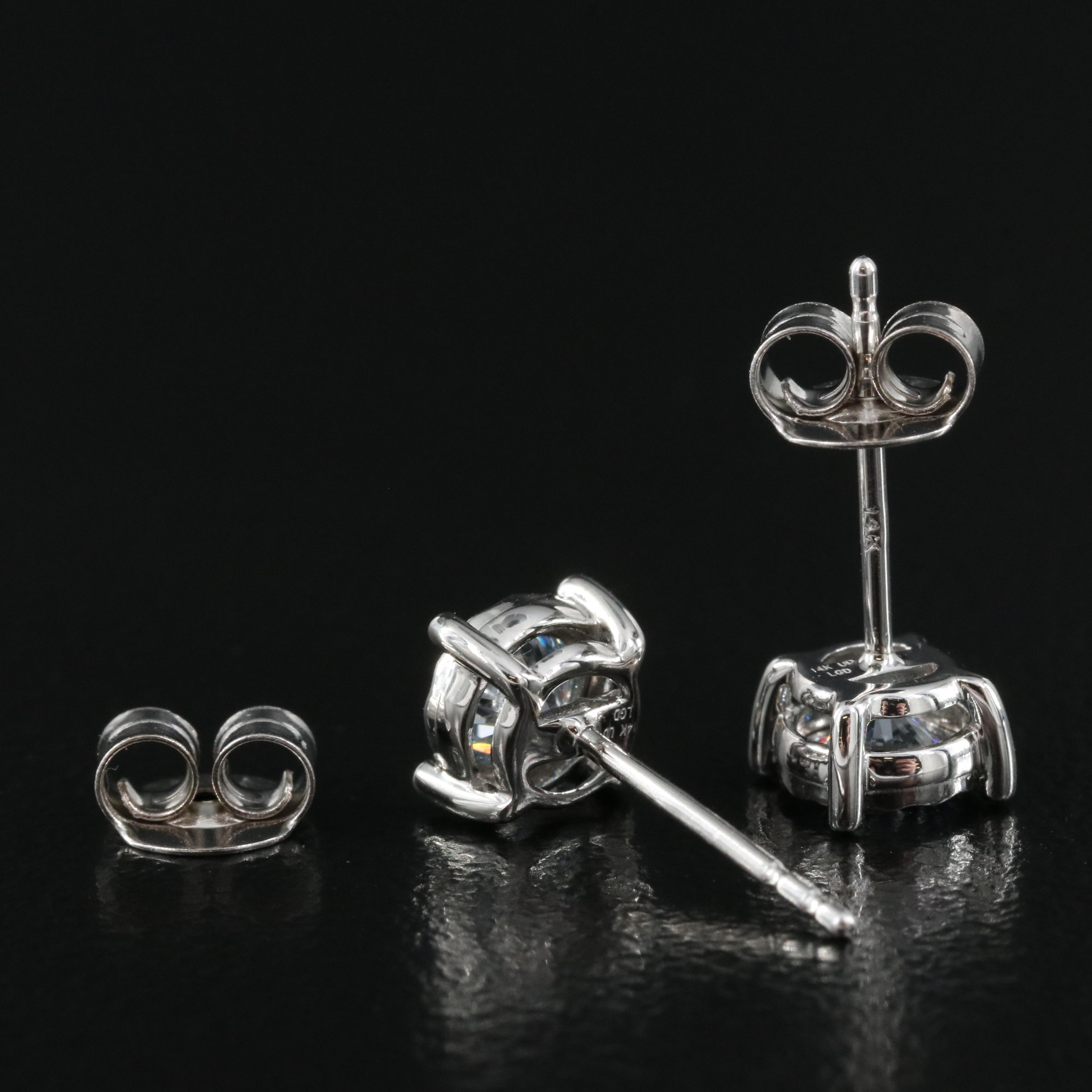 14K 0.65 CTW Lab Grown Diamond Stud Earrings