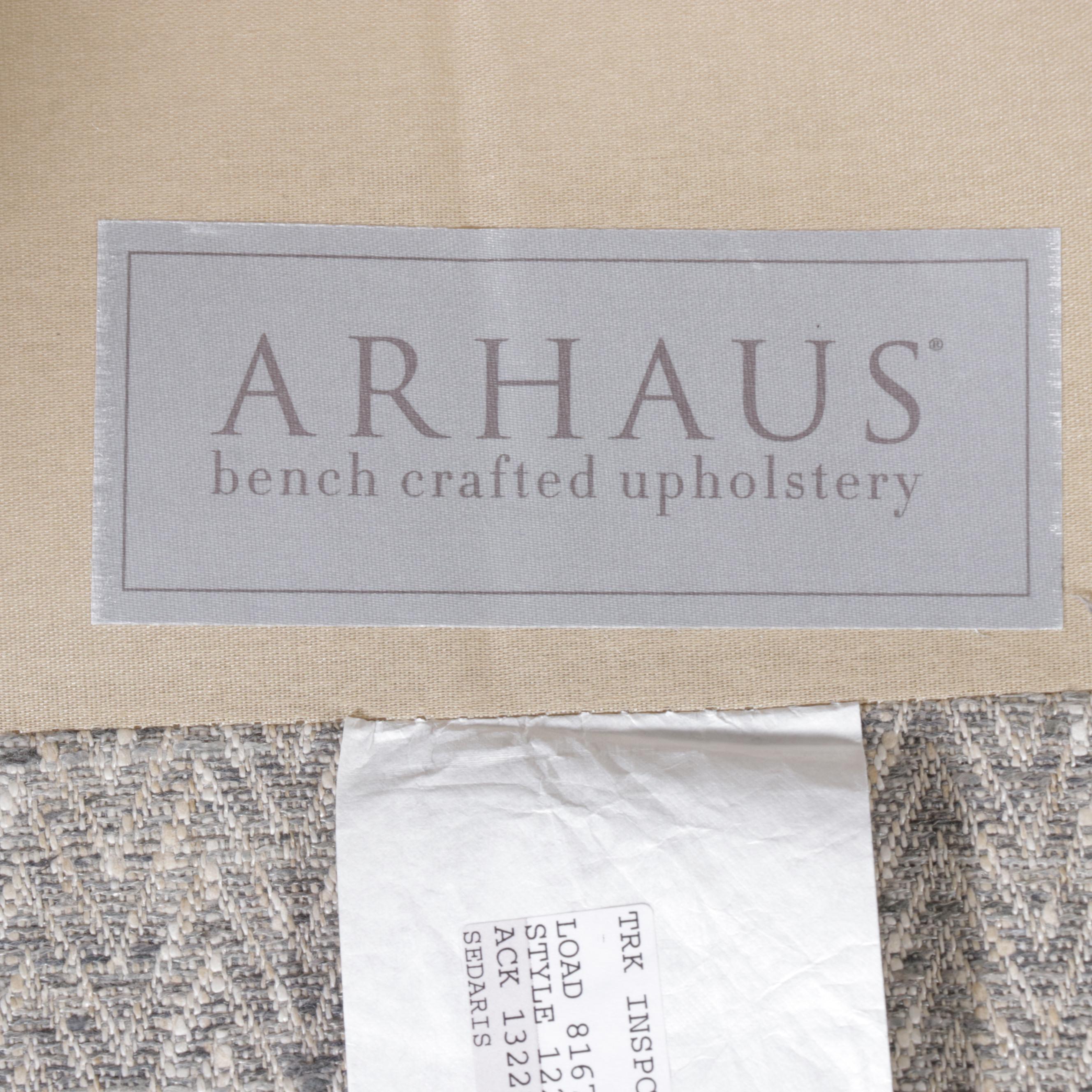 Arhaus "Duvall" Swivel-Glider in Sedaris Dolphin