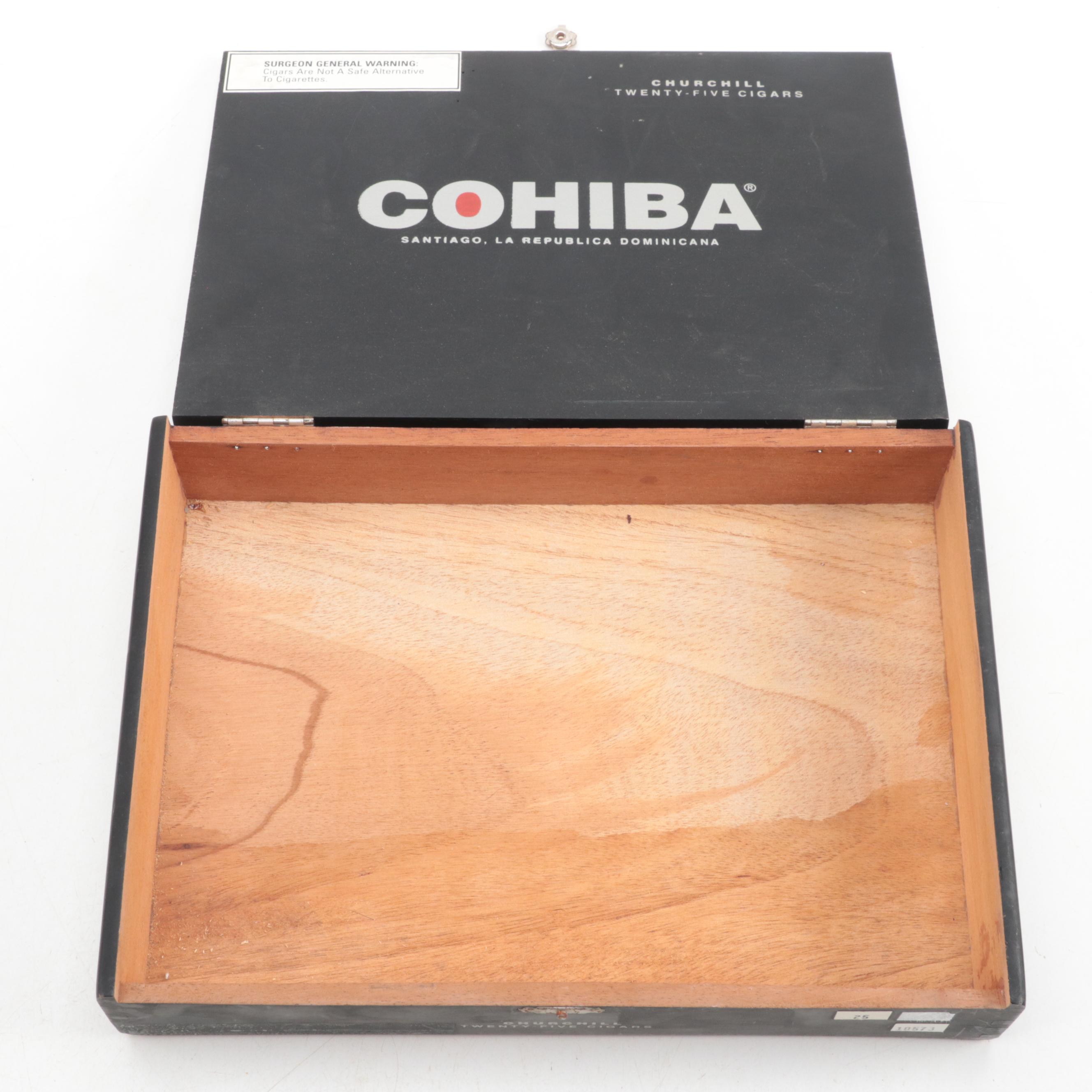 Decatur Industries, Habana Reserve and Cohiba Cigar Boxes and Humidor