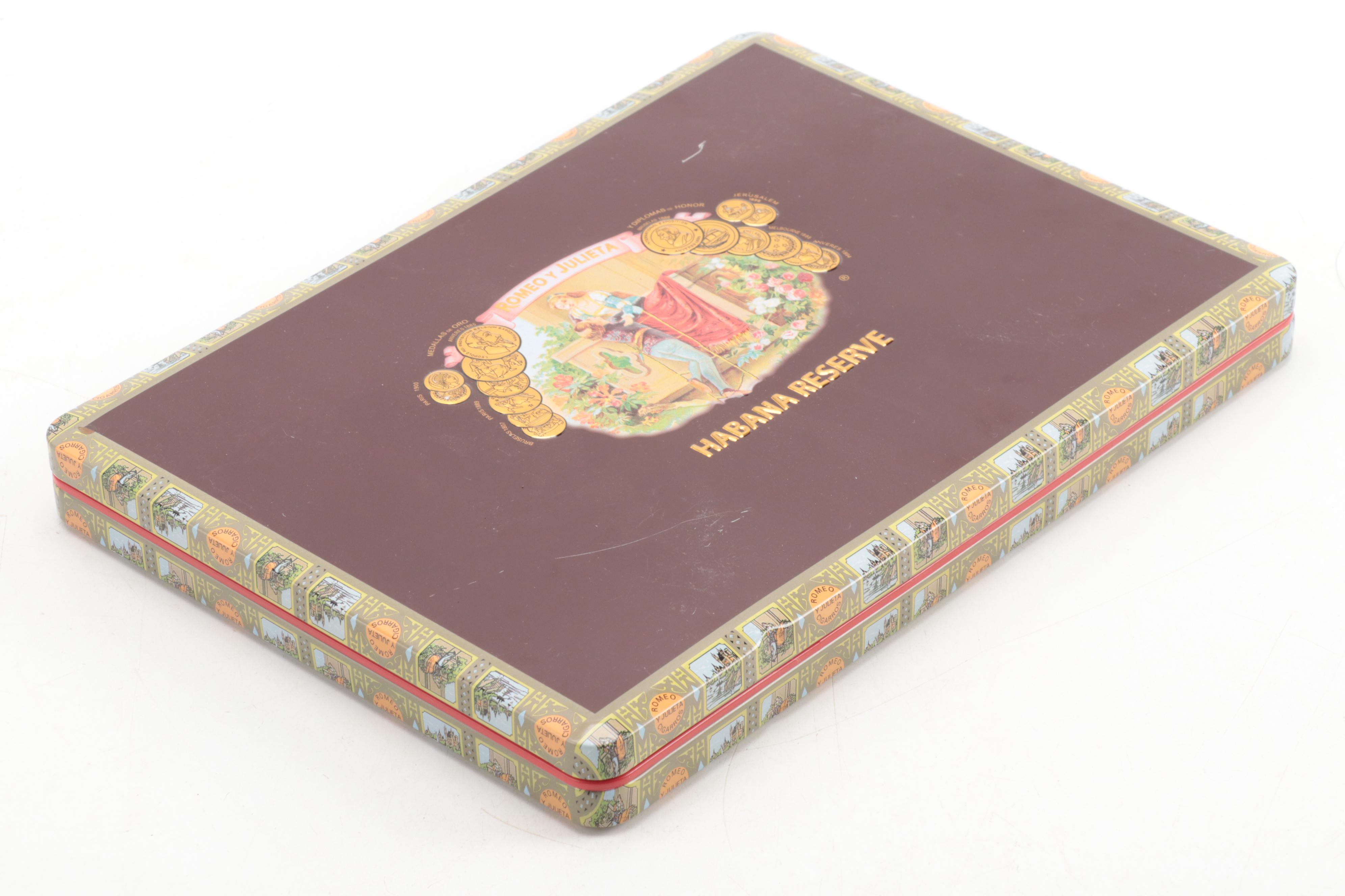 Decatur Industries, Habana Reserve and Cohiba Cigar Boxes and Humidor