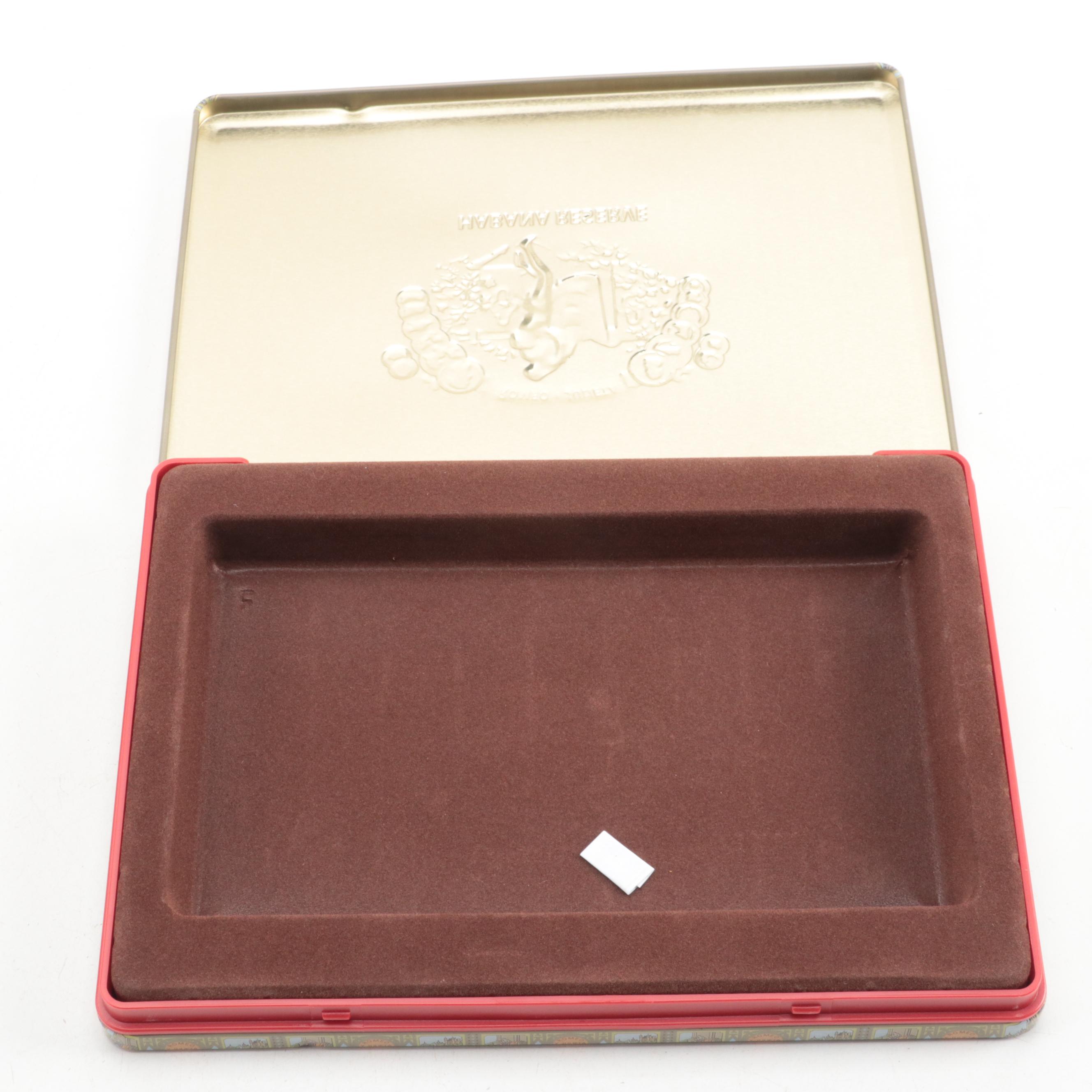 Decatur Industries, Habana Reserve and Cohiba Cigar Boxes and Humidor