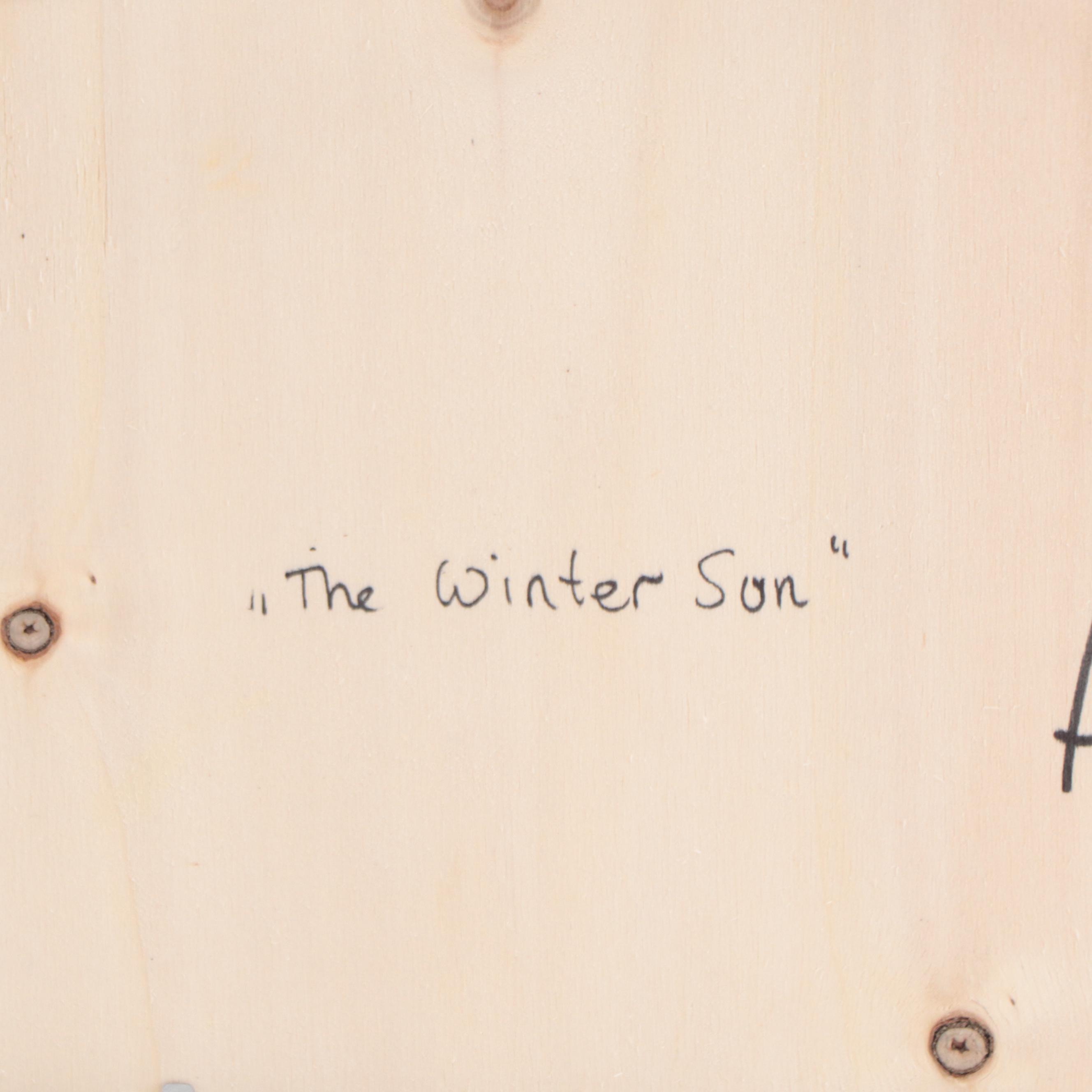 Agnes Rey Oil Painting of Horse "The Winter Sun," 2022