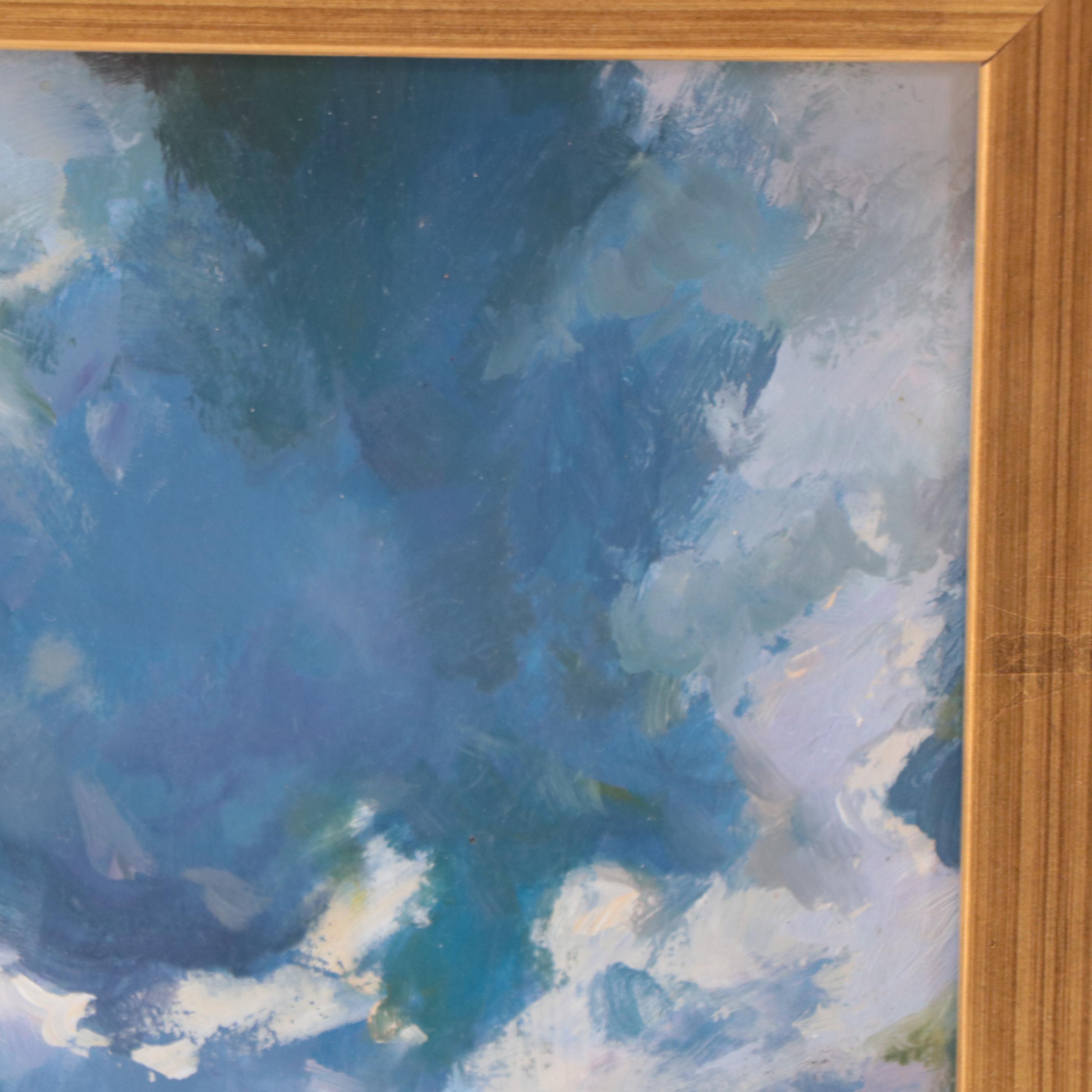 Agnes Rey Oil Painting of Landscape, 2023