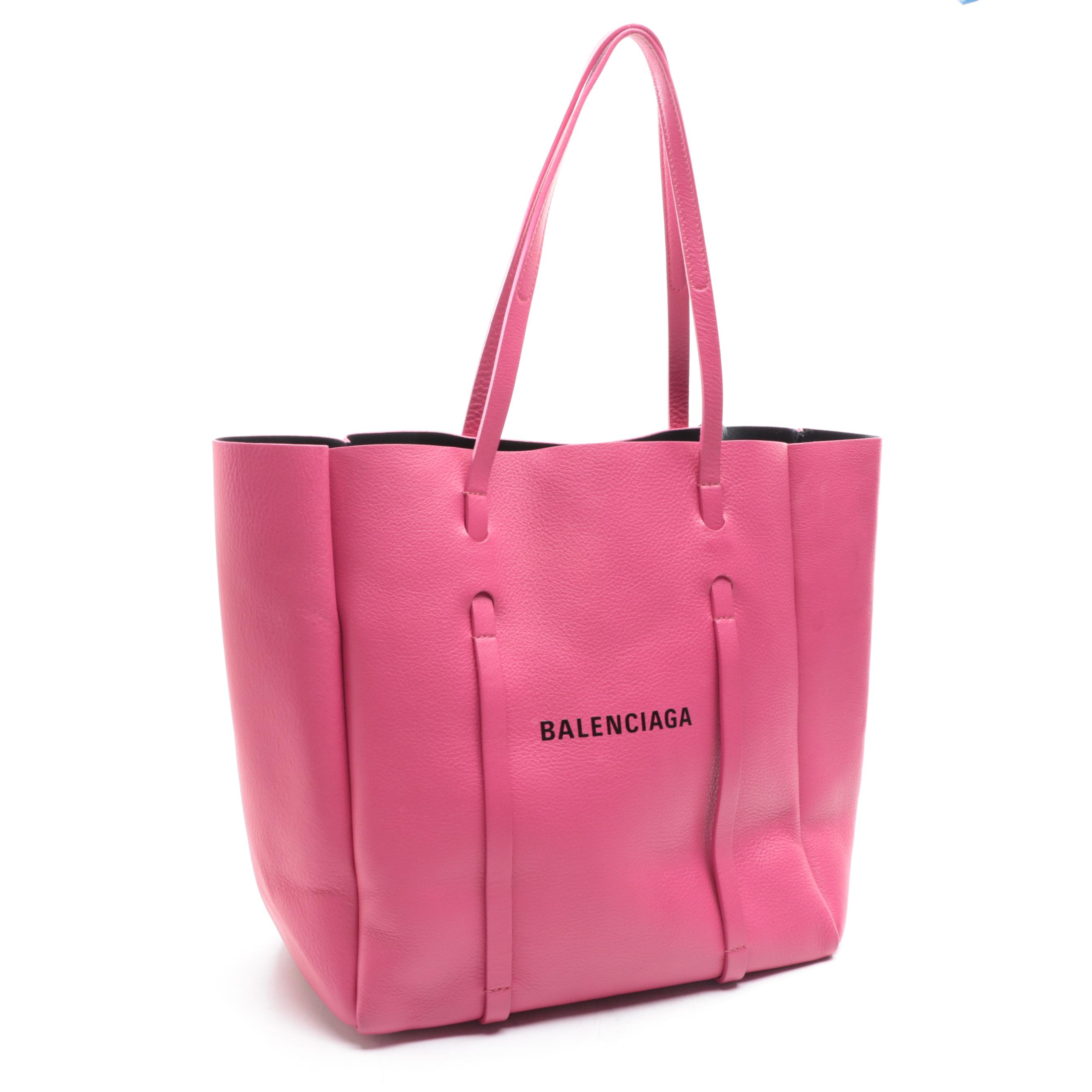 Balenciaga Small Everyday Tote in Grained Leather with Pouch