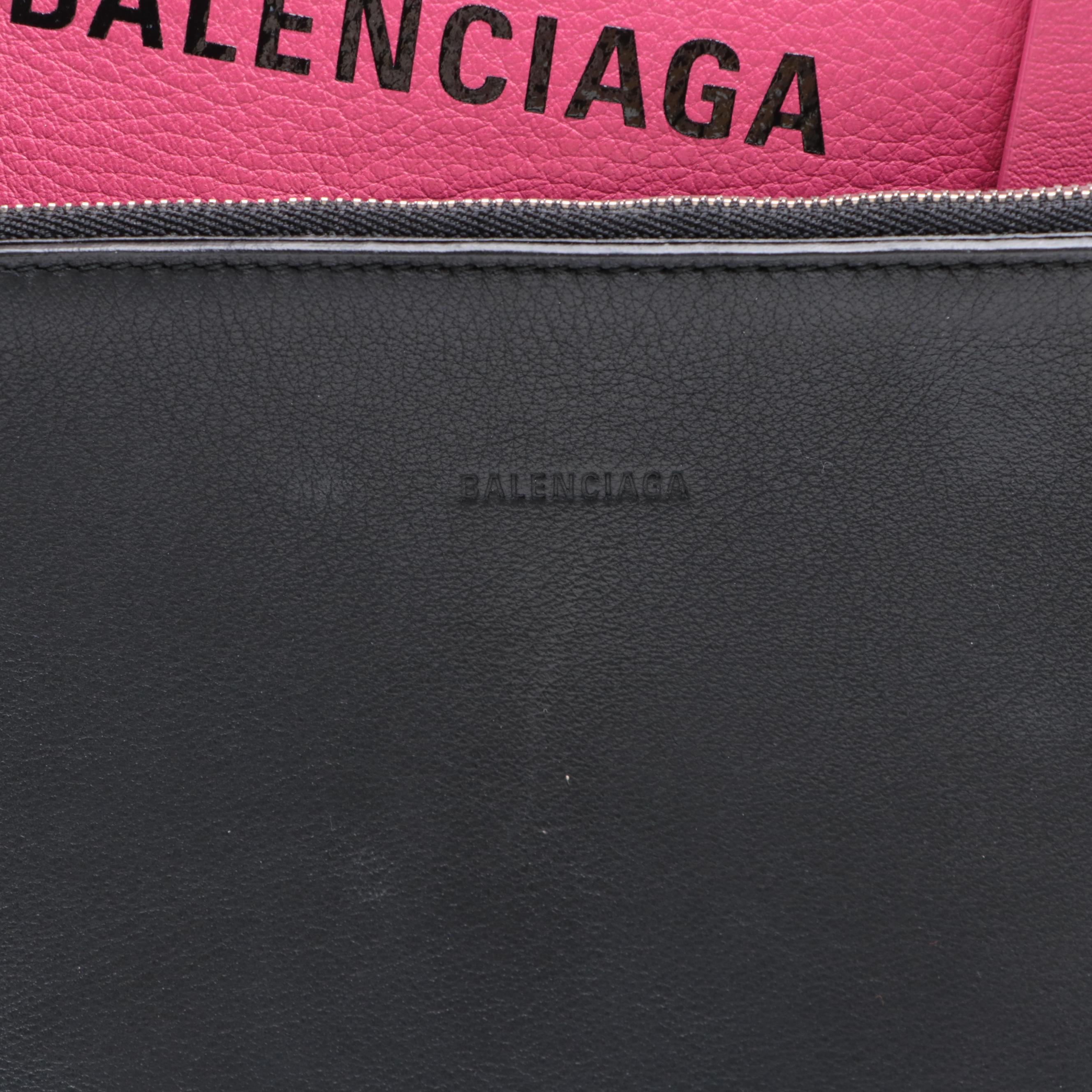 Balenciaga Small Everyday Tote in Grained Leather with Pouch