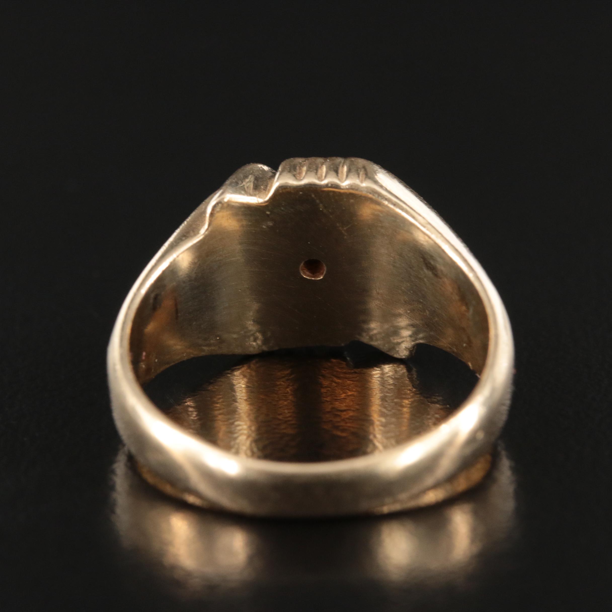 14K Sapphire and Diamond Ring