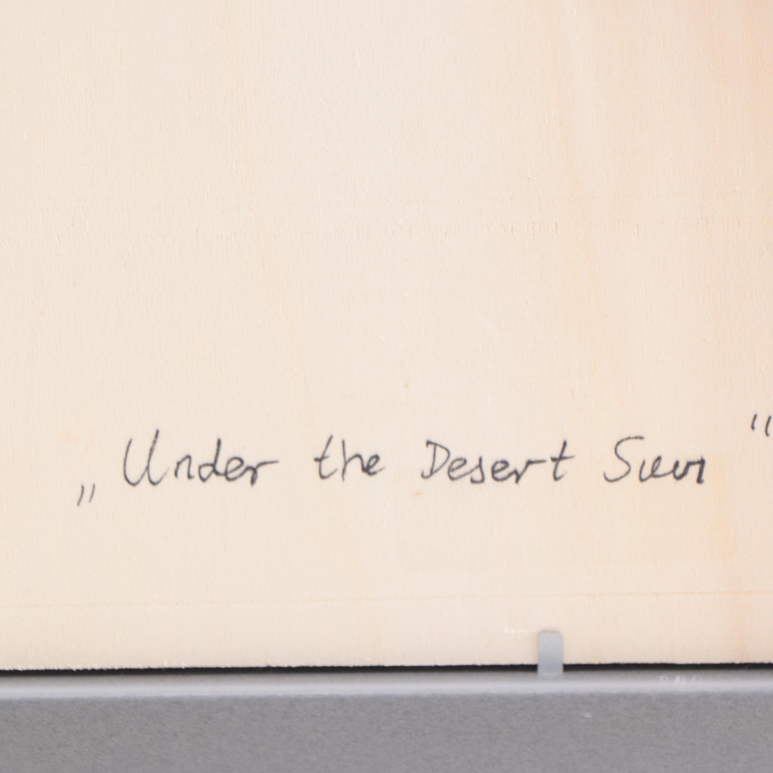 Agnes Rey Oil Painting of Landscape "Under the Desert Sun," 2022