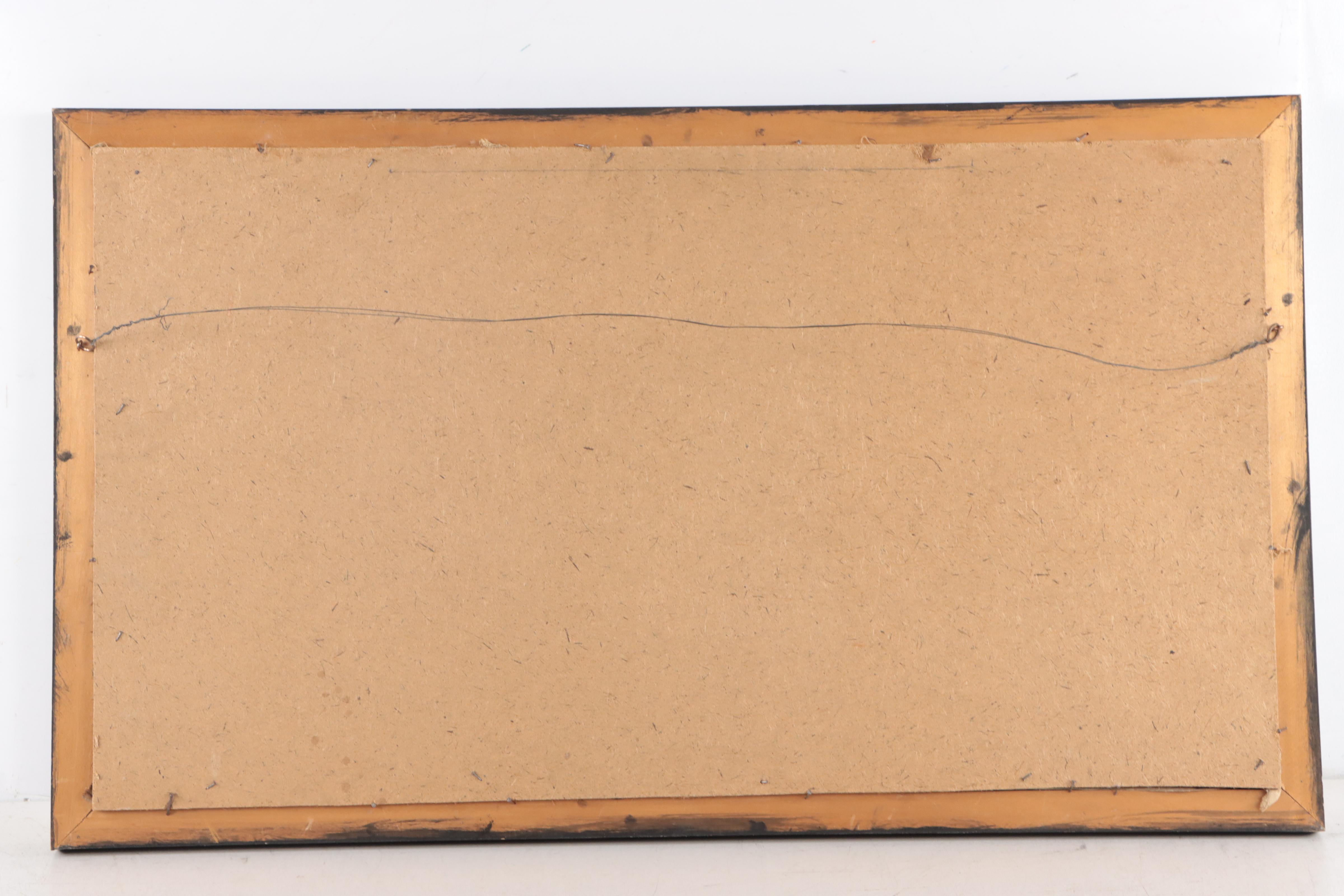 Oil Painting of Rice Harvest, 1960