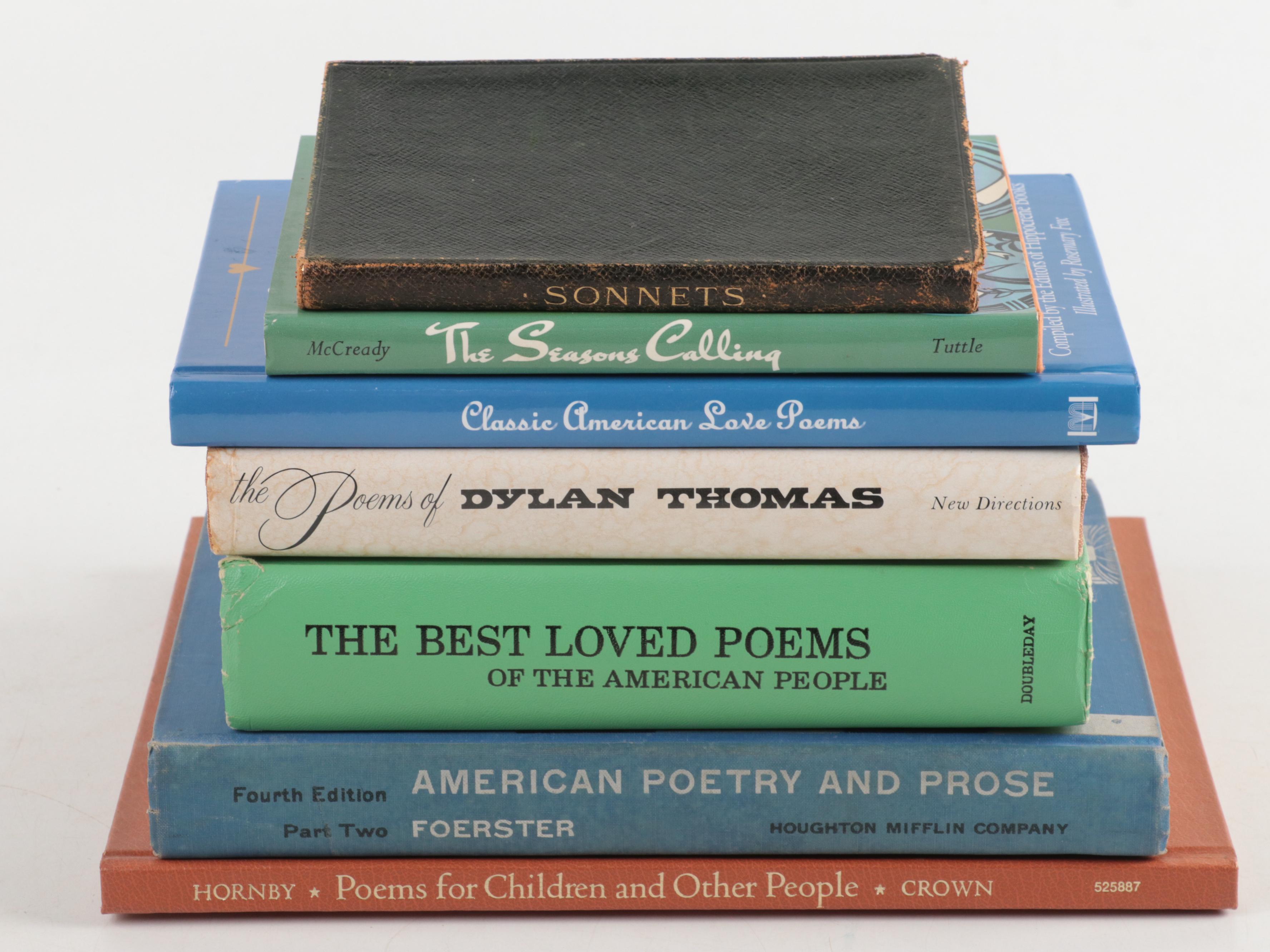 First Edition "The Seasons Calling" by James R. McCready and More Poetry Books