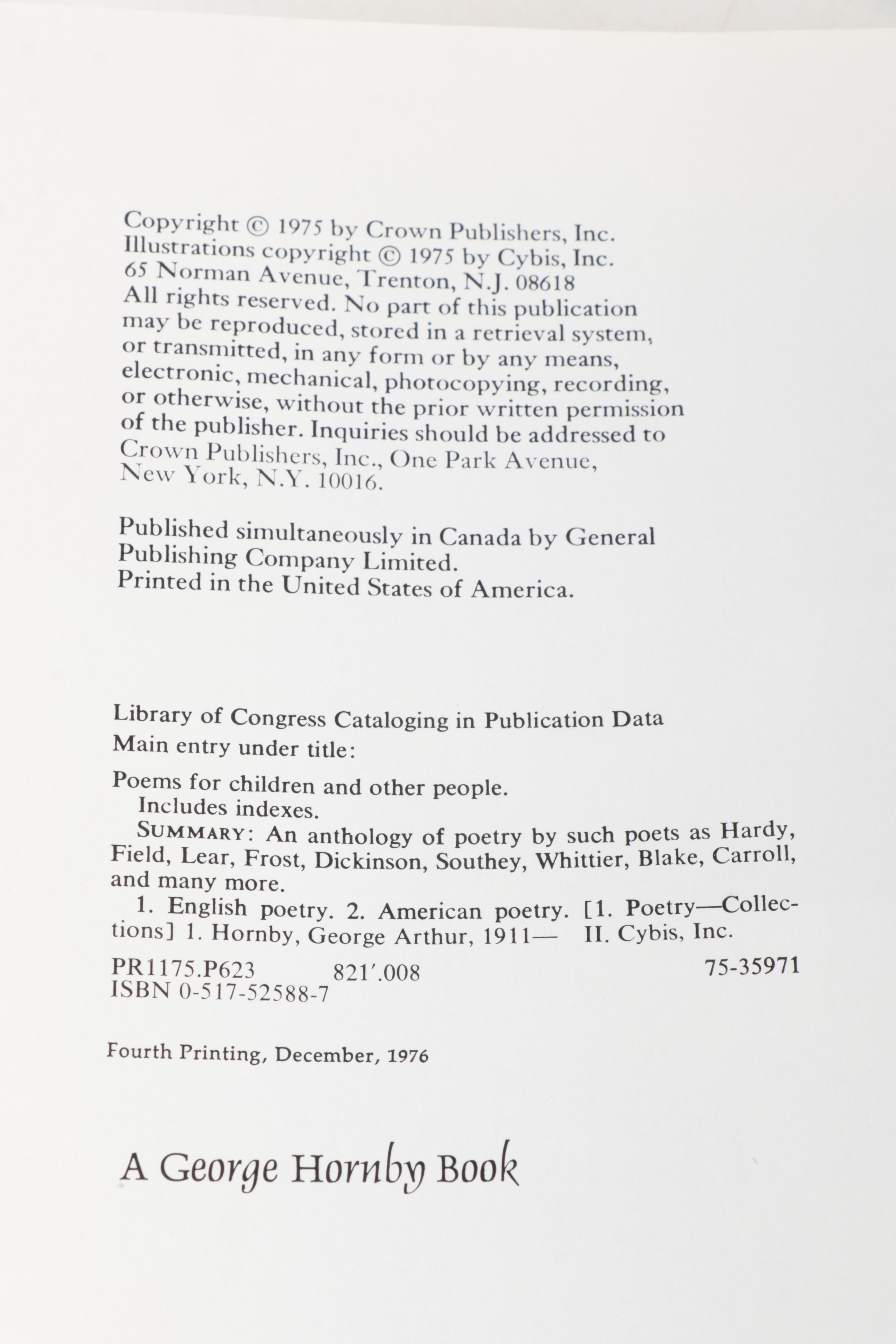 First Edition "The Seasons Calling" by James R. McCready and More Poetry Books