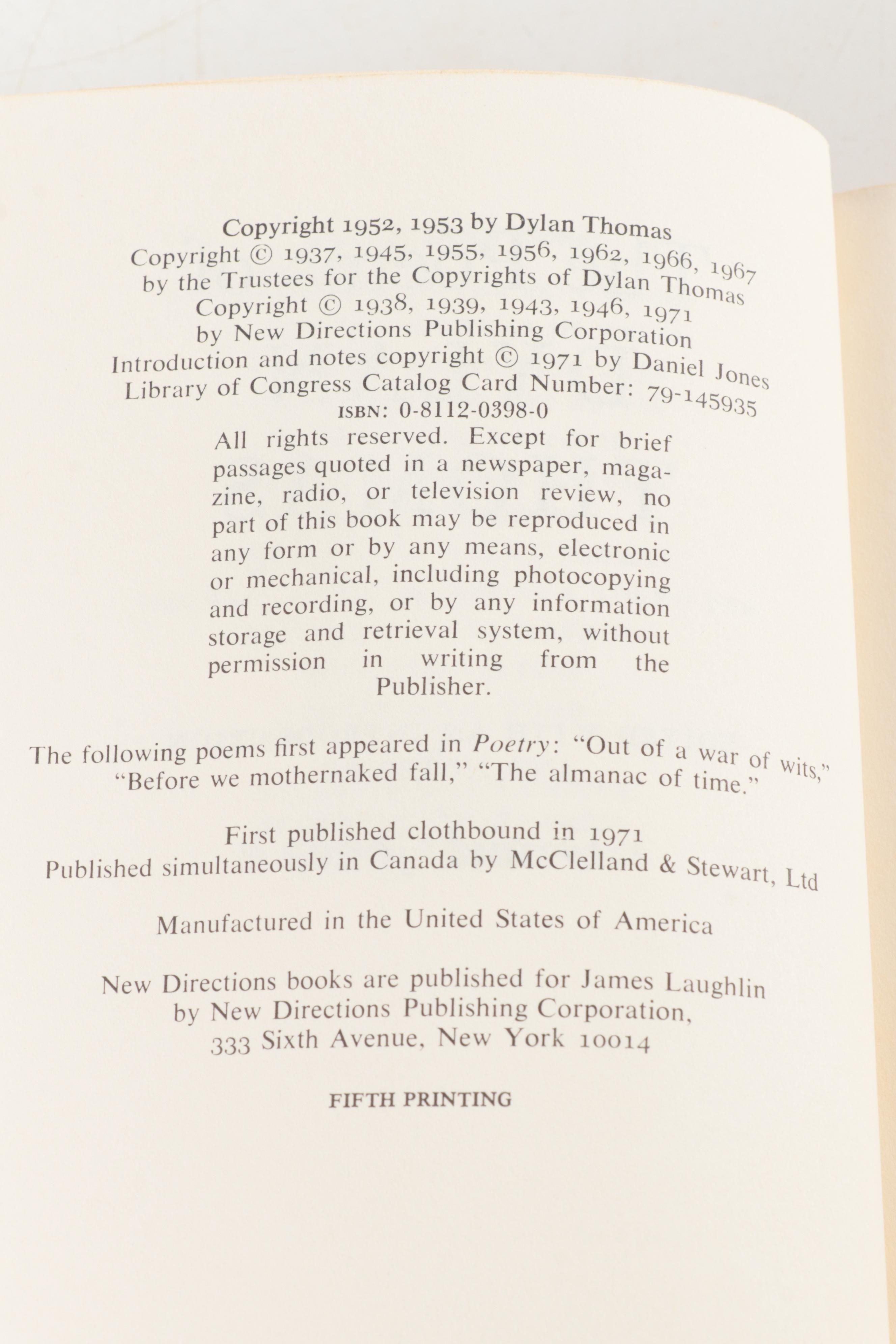 First Edition "The Seasons Calling" by James R. McCready and More Poetry Books