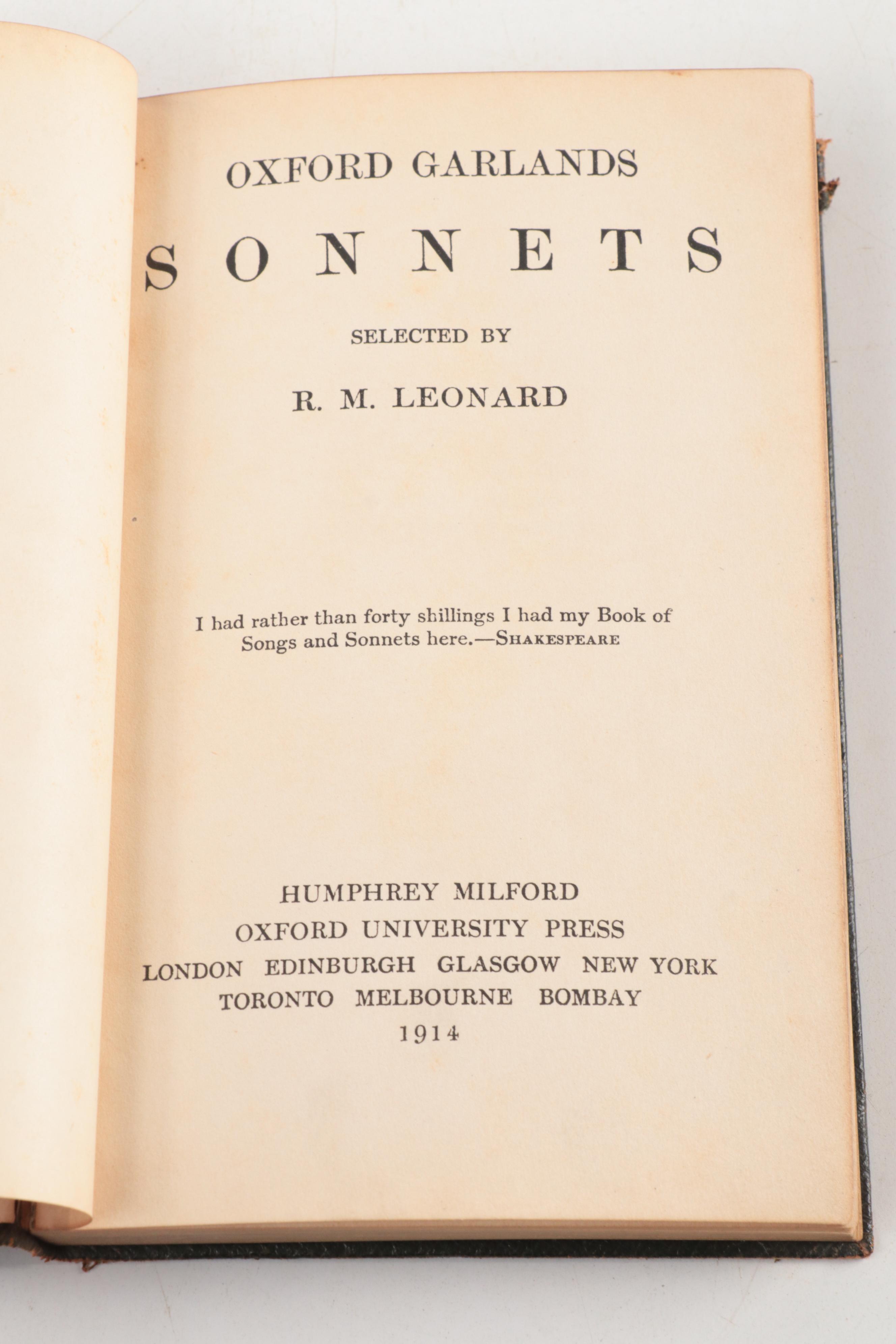 First Edition "The Seasons Calling" by James R. McCready and More Poetry Books