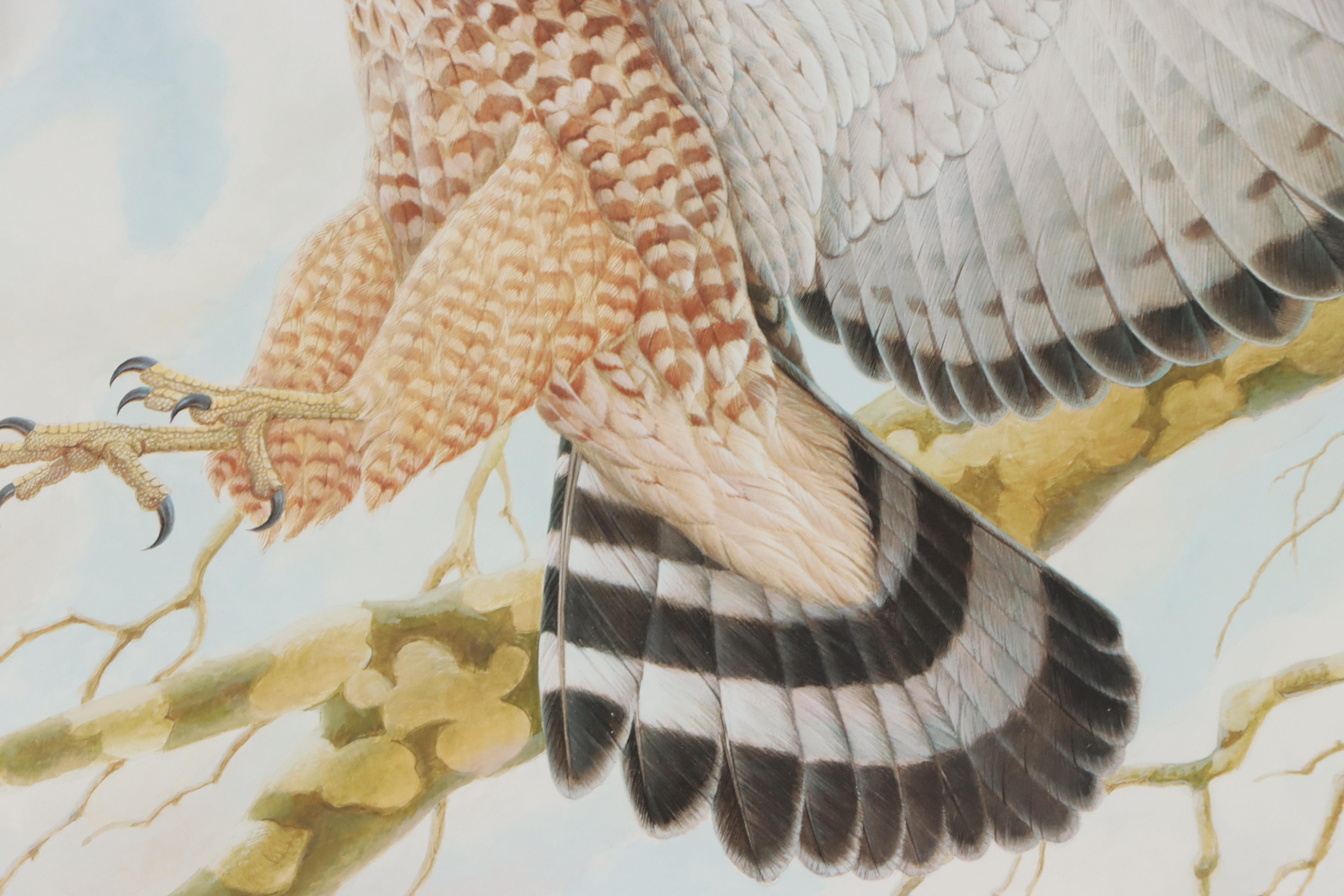 John A. Ruthven Offset Lithograph "Broadwing"