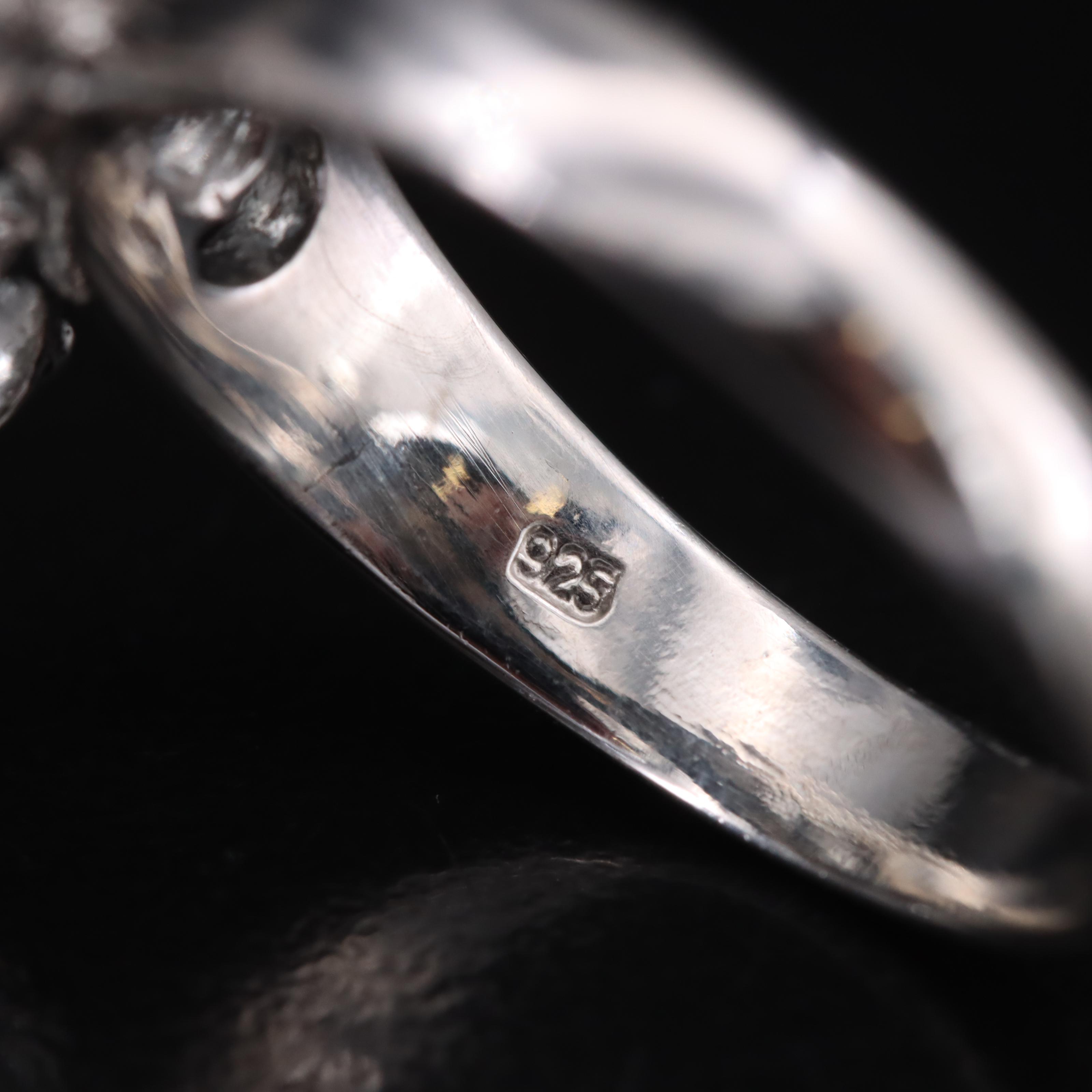 Sterling Aquamarine Ring