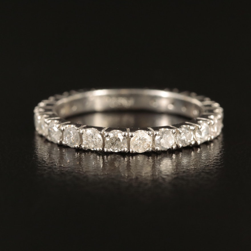 Platinum 1.03 CTW Diamond Eternity Band