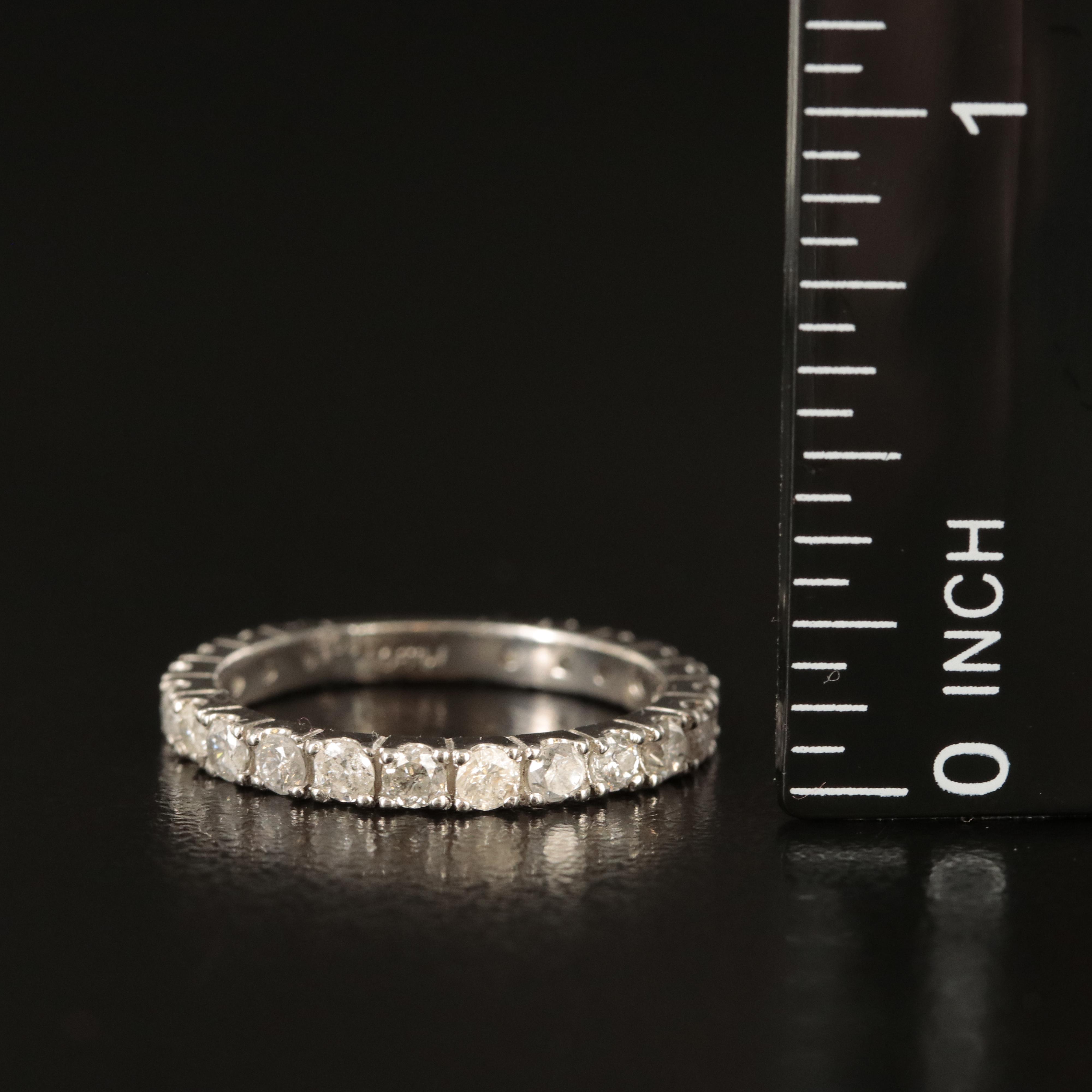 Platinum 1.03 CTW Diamond Eternity Band