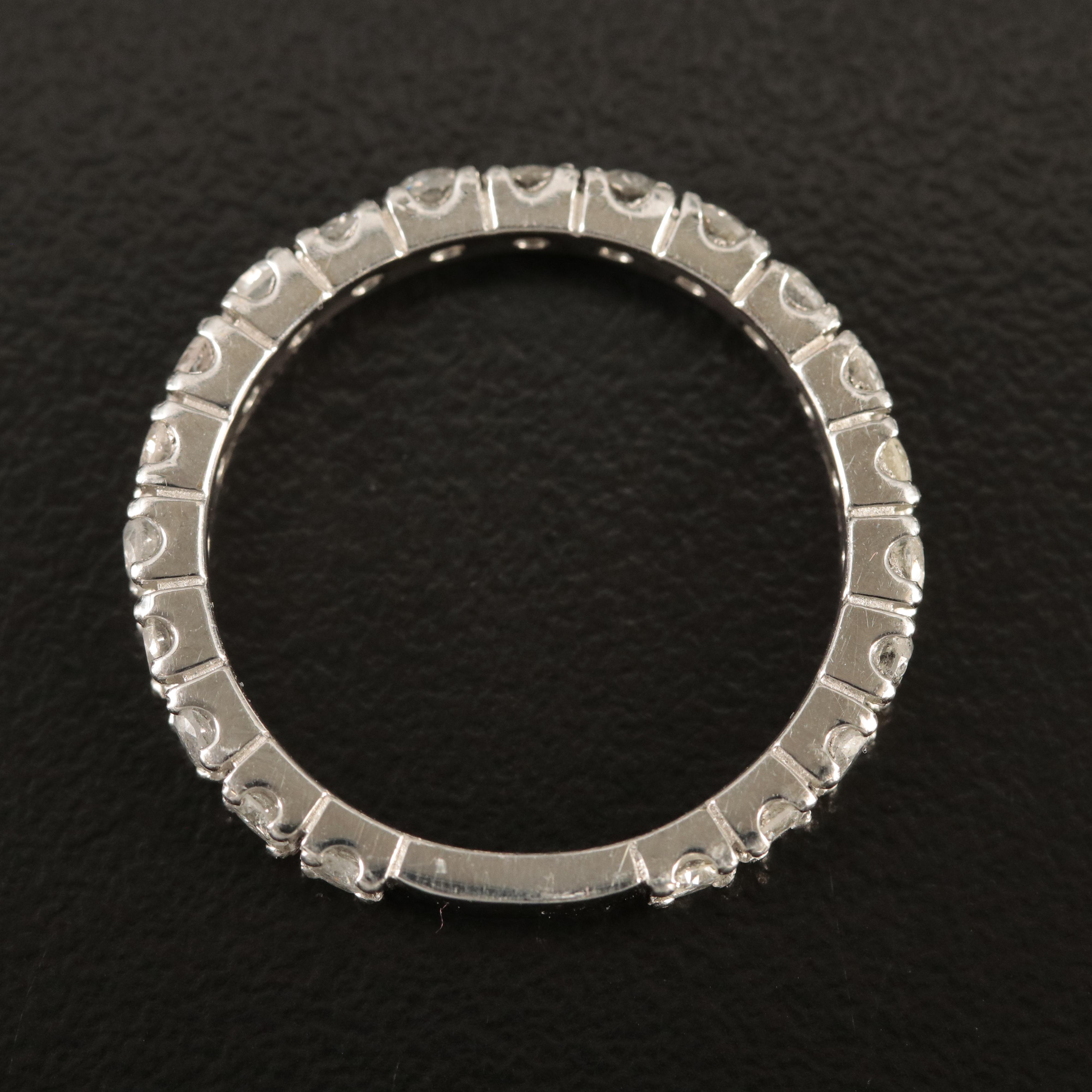 Platinum 1.03 CTW Diamond Eternity Band