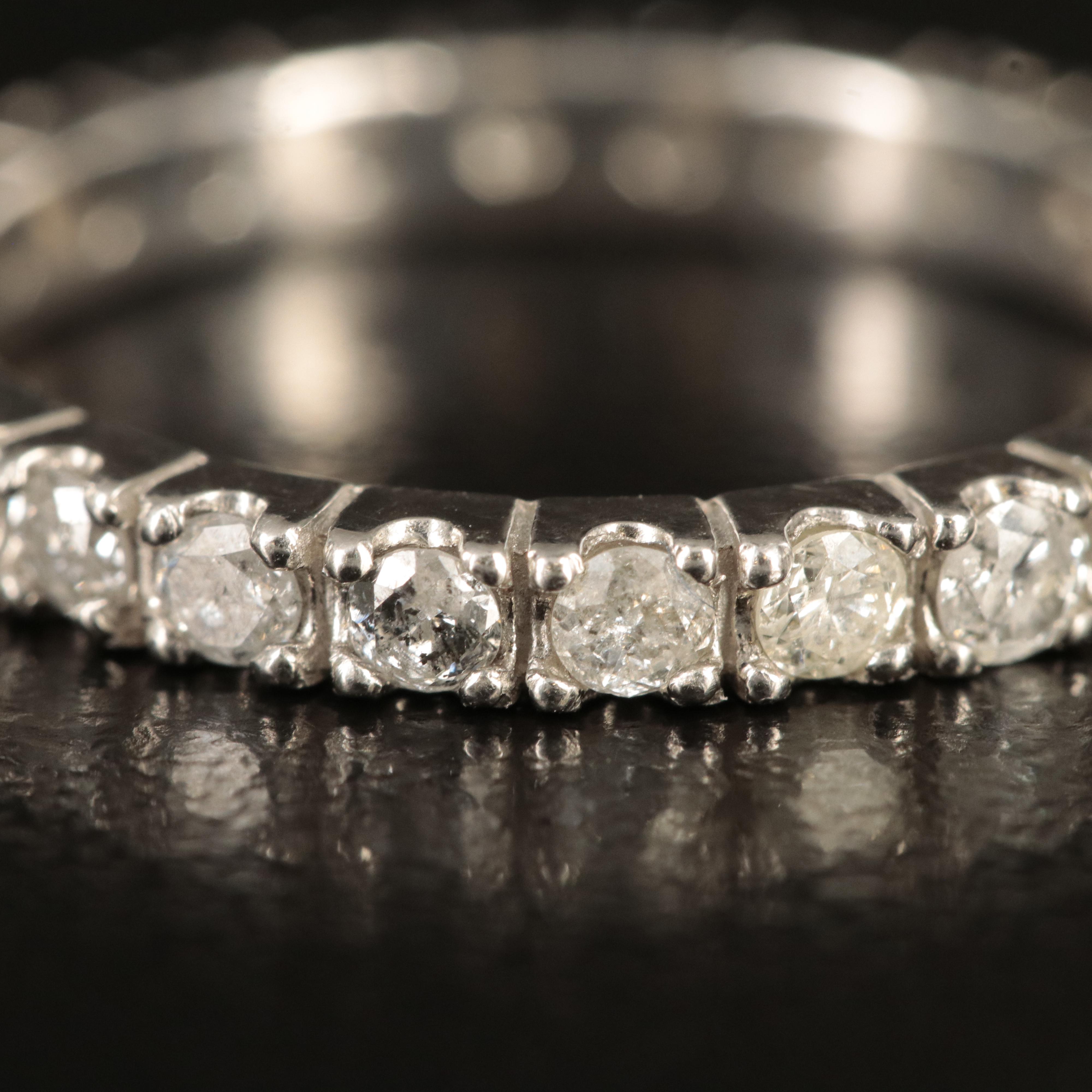 Platinum 1.03 CTW Diamond Eternity Band
