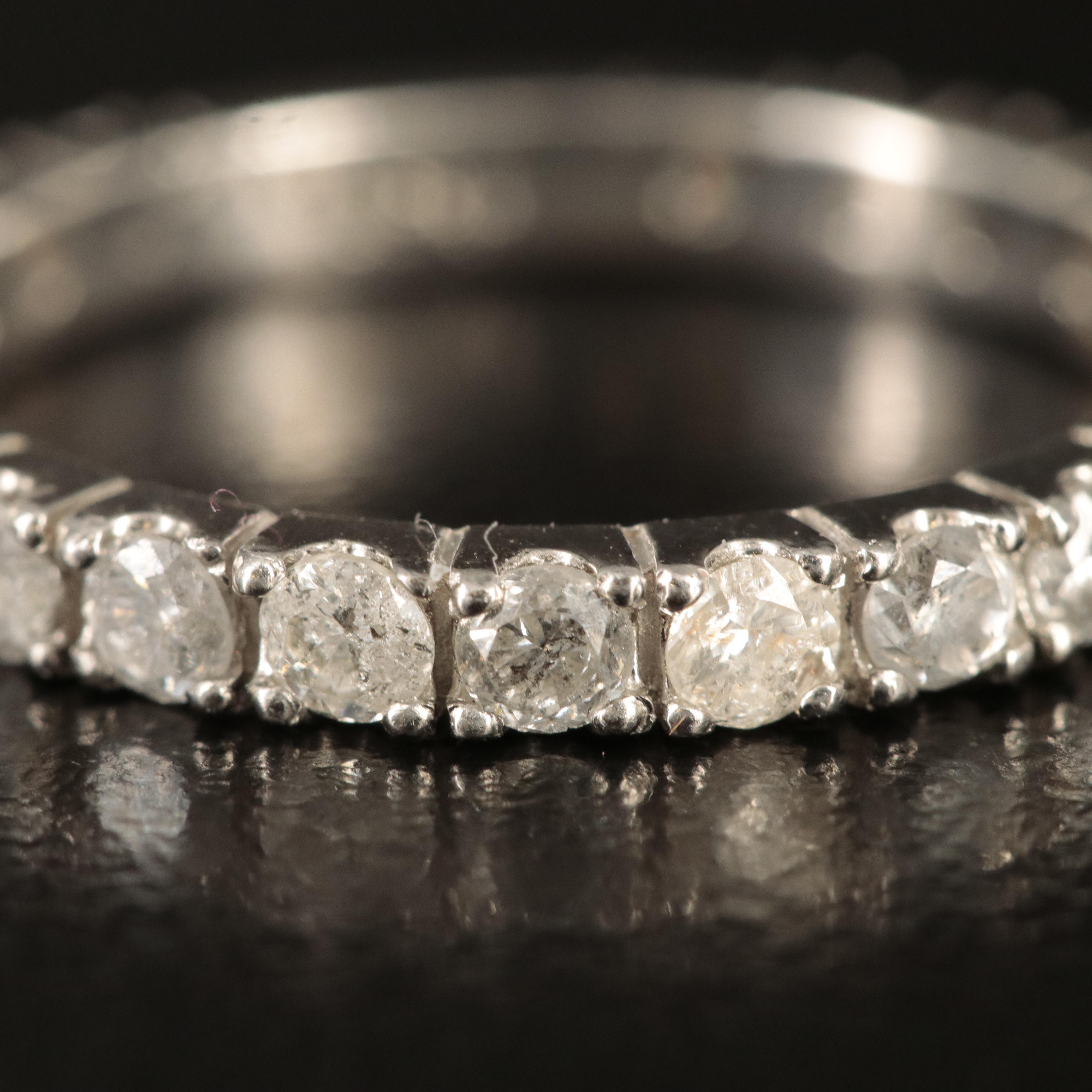 Platinum 1.03 CTW Diamond Eternity Band