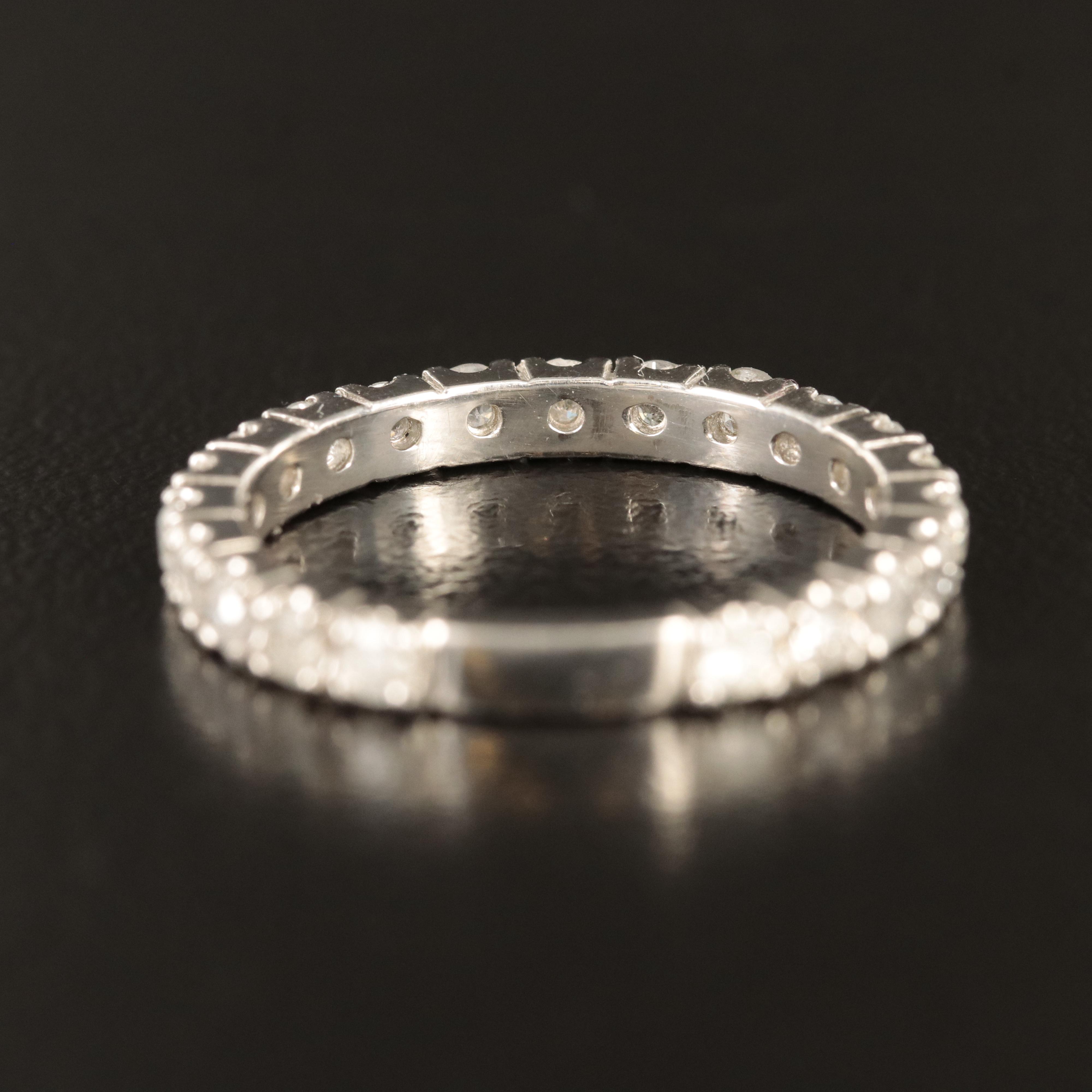 Platinum 1.03 CTW Diamond Eternity Band