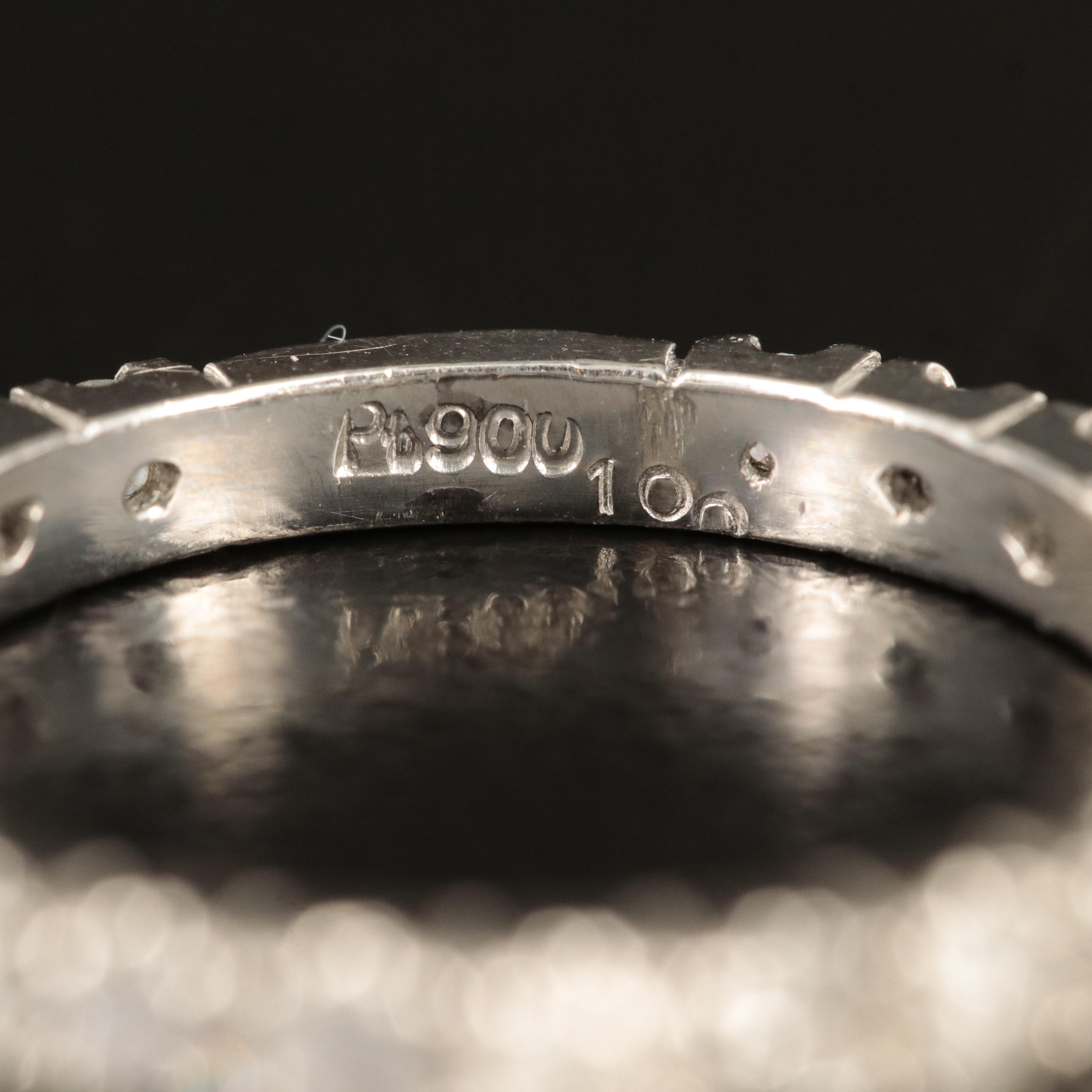 Platinum 1.03 CTW Diamond Eternity Band