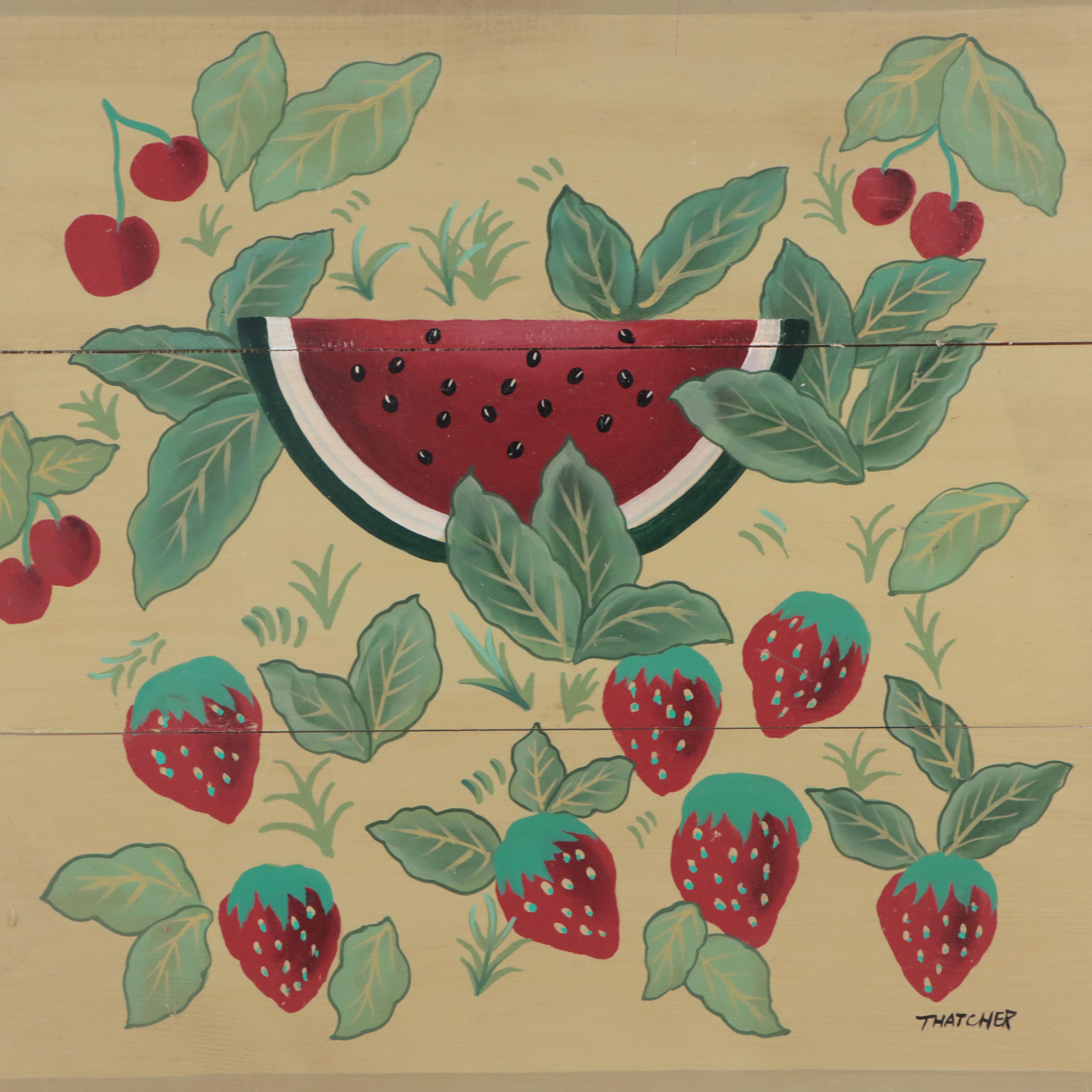 Acrylic Painting of Various Fruits