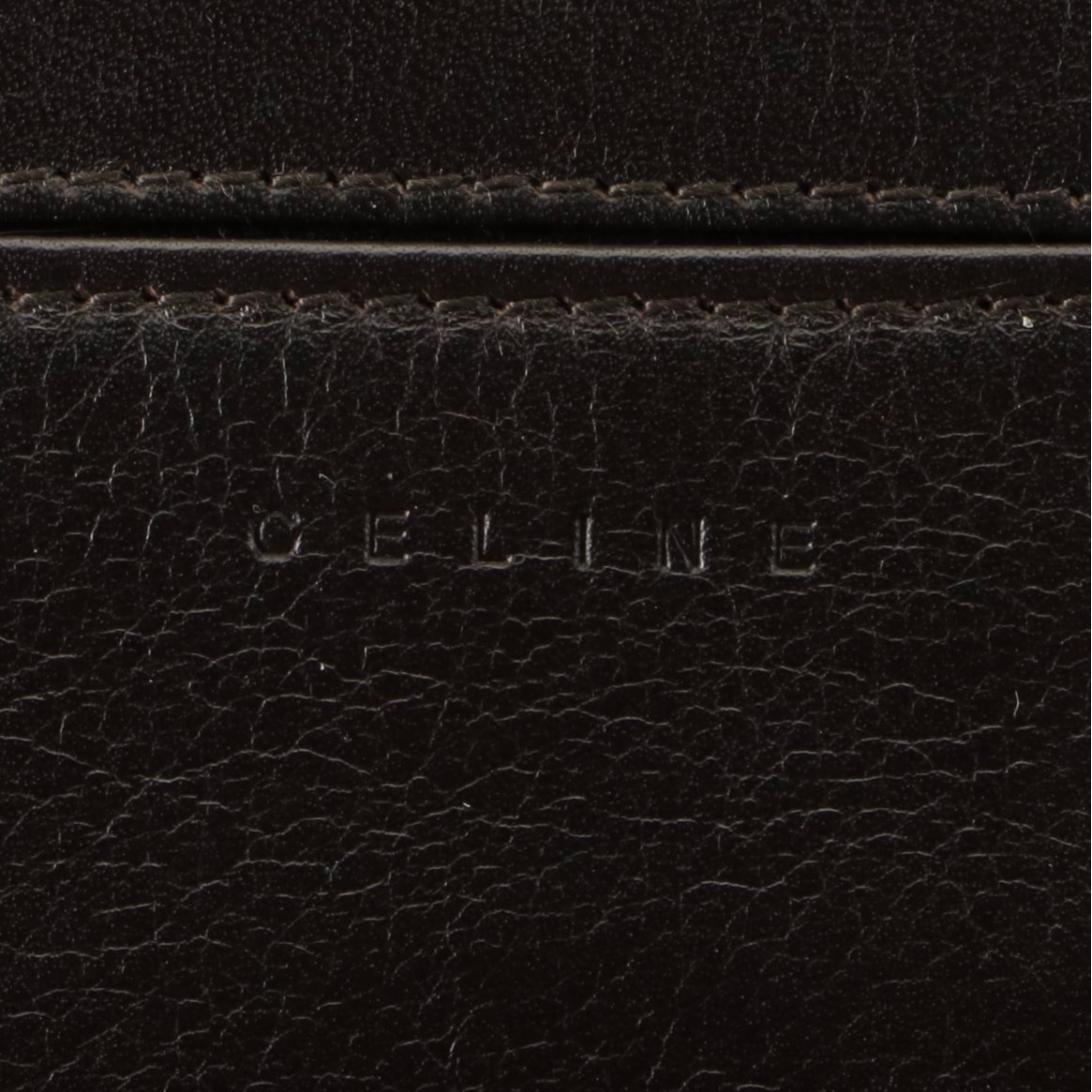 Celine Signature Calf Hair Continental Wallet