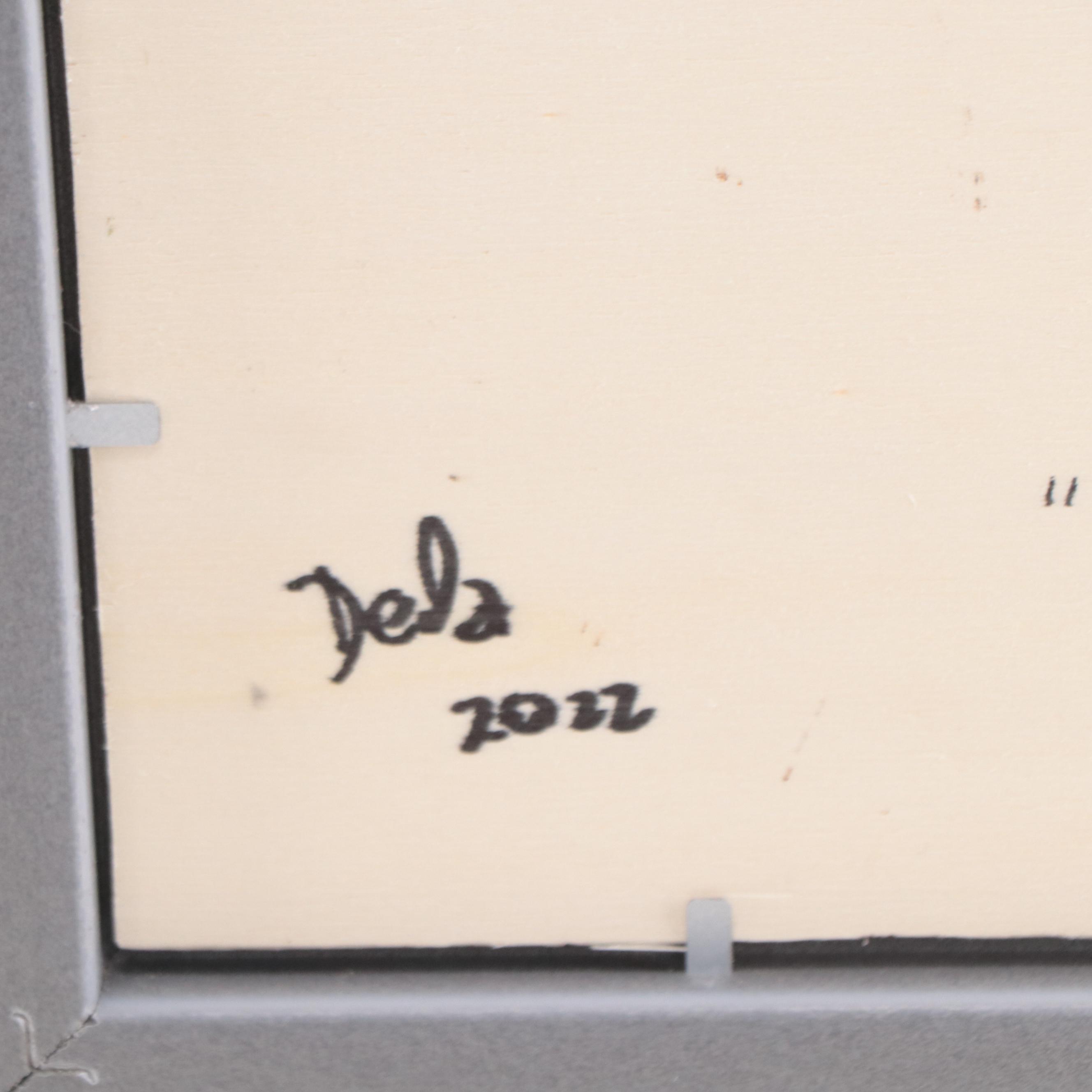 Adam Deda Oil Painting of Floral Still Life "El Amarillo," 2022