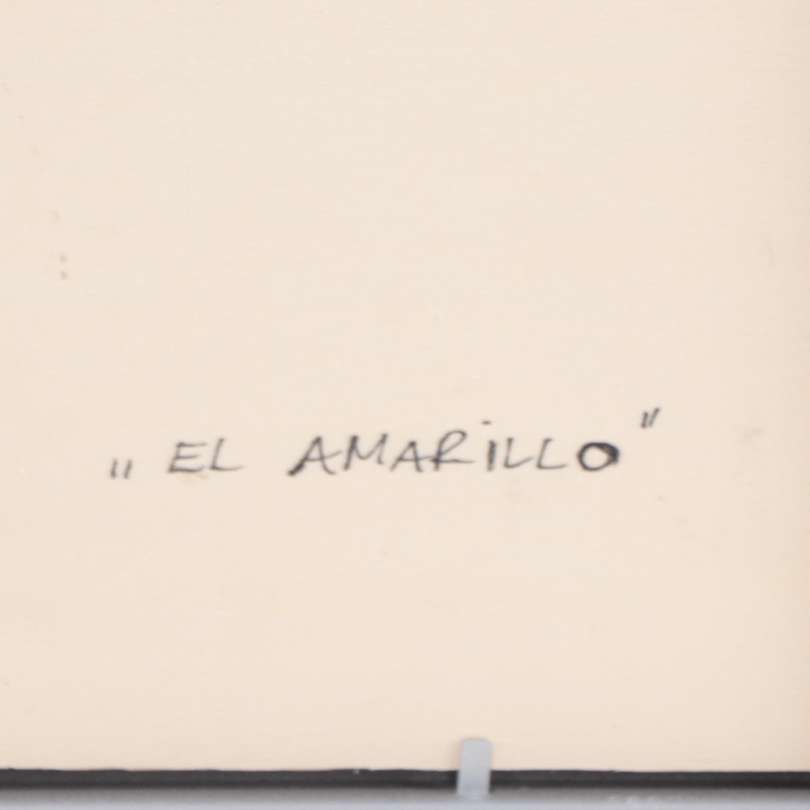 Adam Deda Oil Painting of Floral Still Life "El Amarillo," 2022