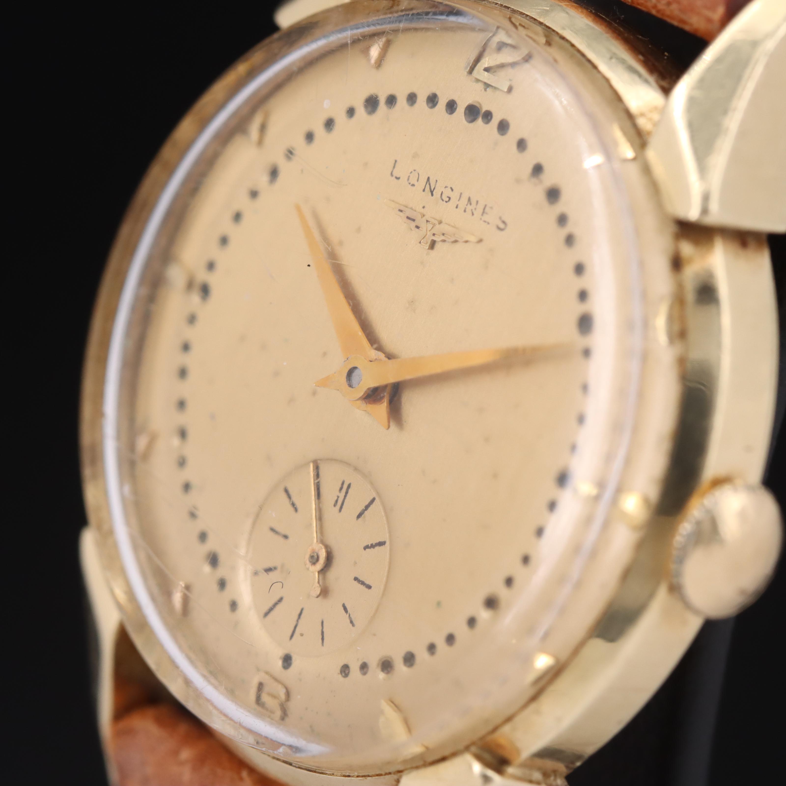 Vintage 14K Longines Stem Wind Watch
